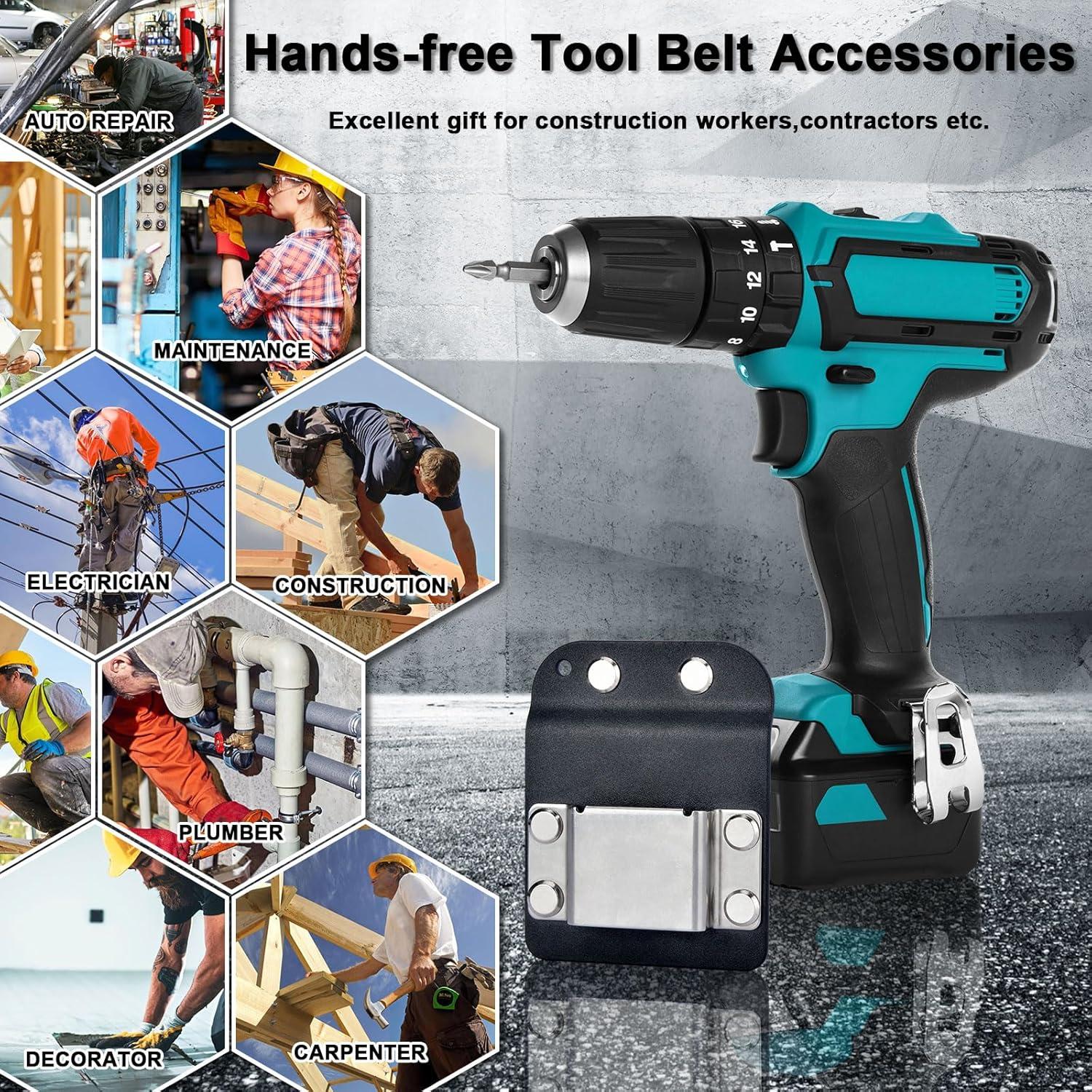 Soporte de Taladro Ablefector Clip para Cinturón 5.08cm