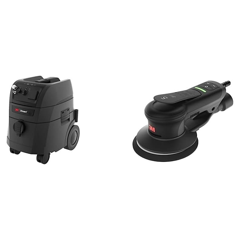 Extractor de Polvo 3M Xtract 9 Gal + Lijadora Orbital 5"