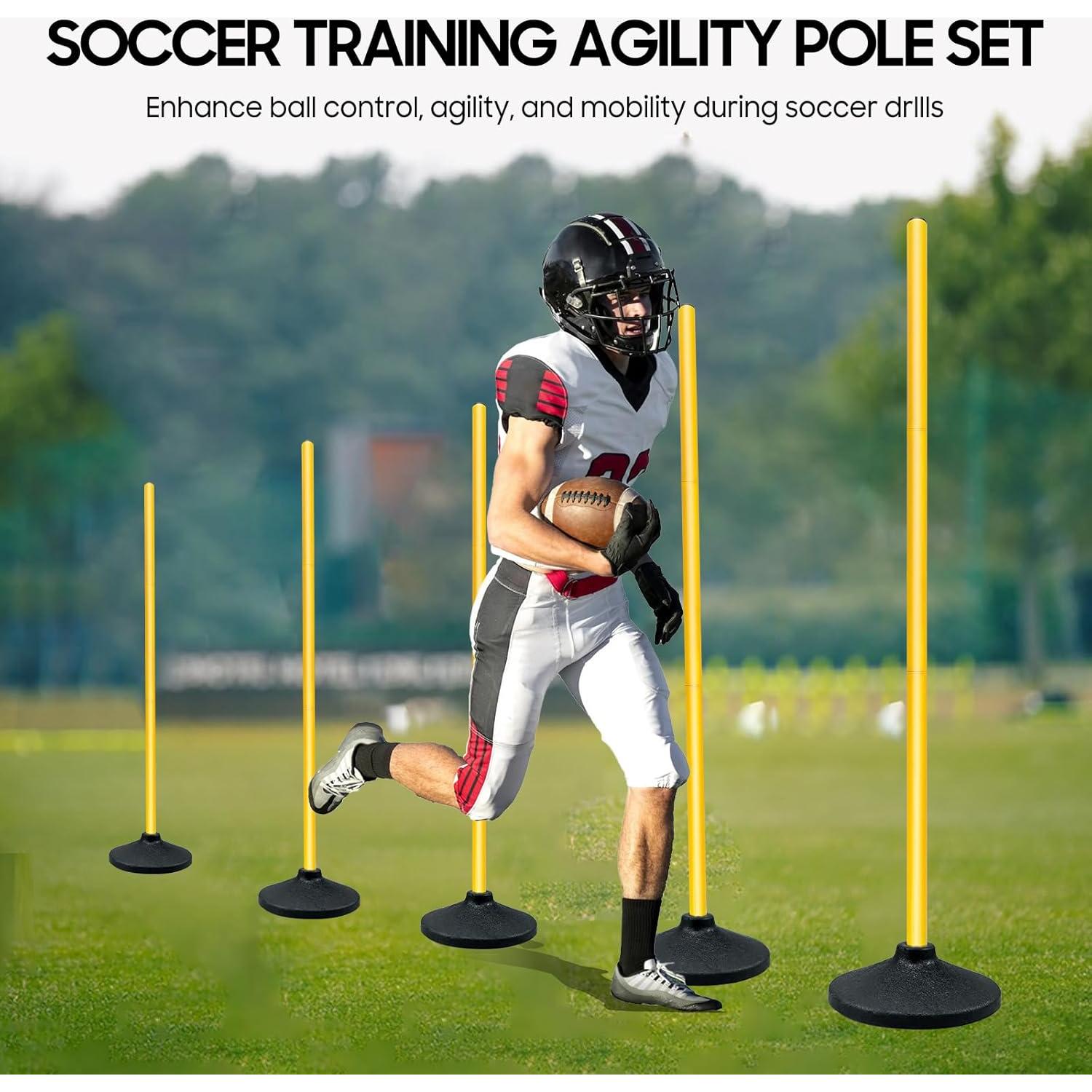 Bastones de Agilidad MDTMR MD-PFC-6 Ajustables 6PCS