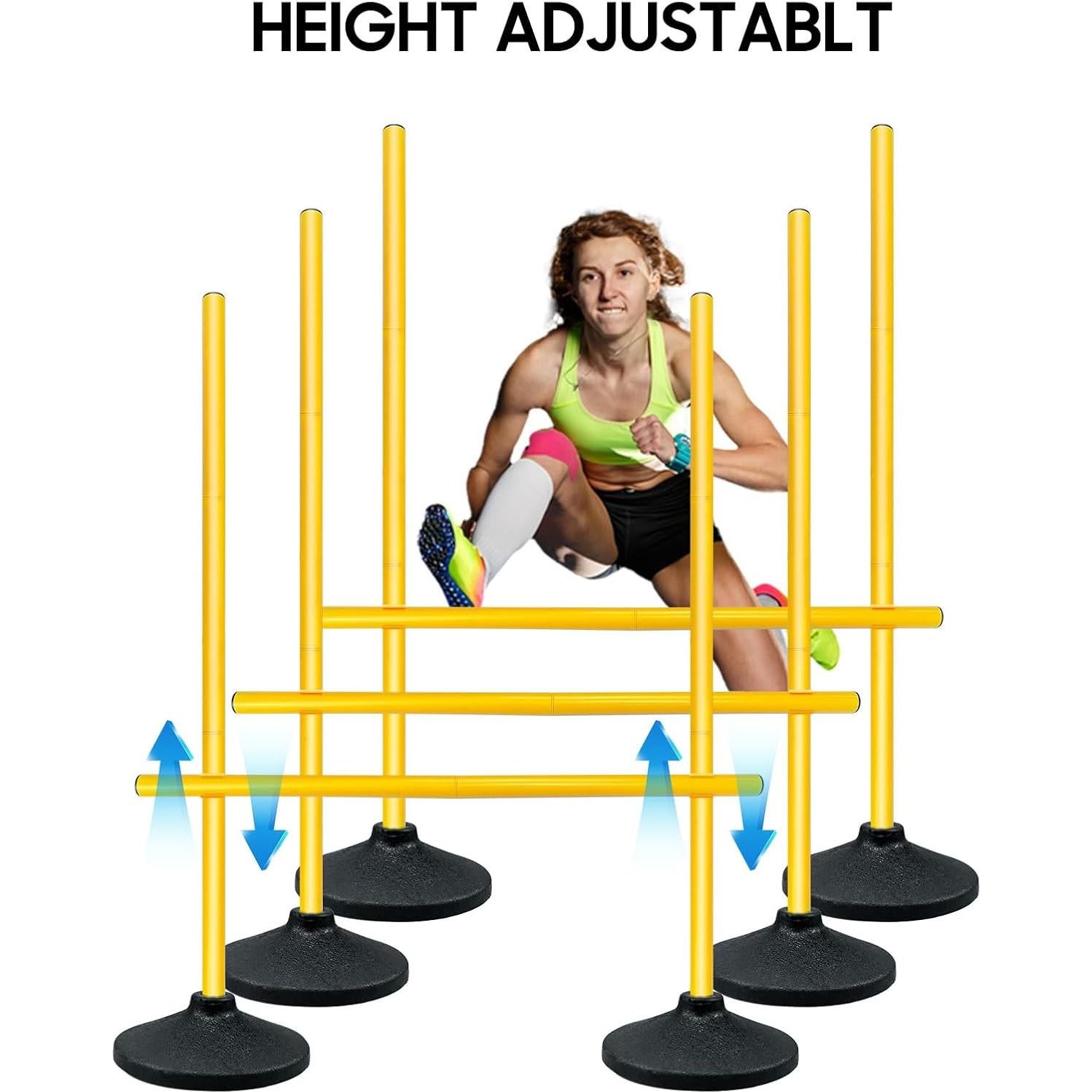 Bastones de Agilidad MDTMR MD-PFC-6 Ajustables 6PCS