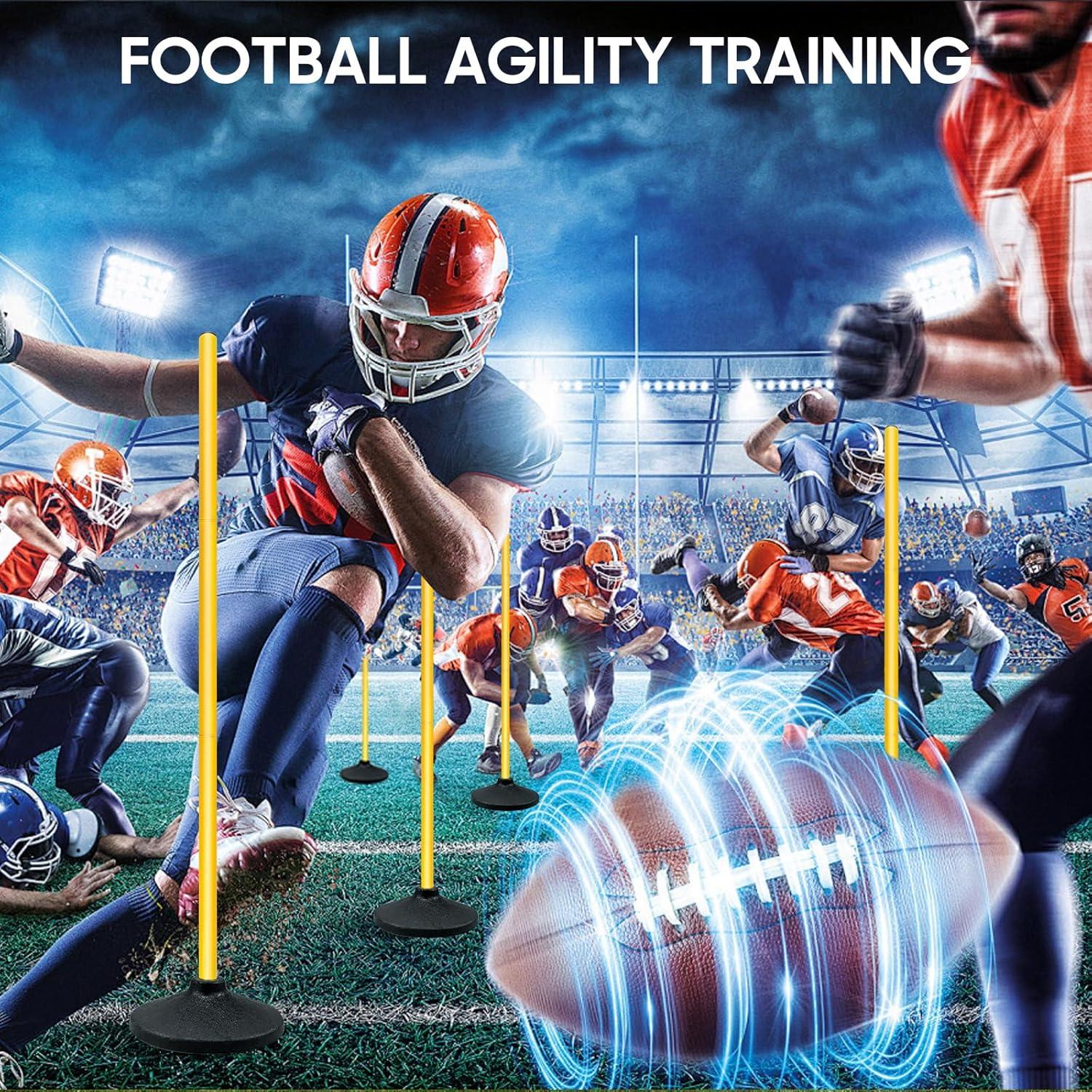 Bastones de Agilidad MDTMR MD-PFC-6 Ajustables 6PCS