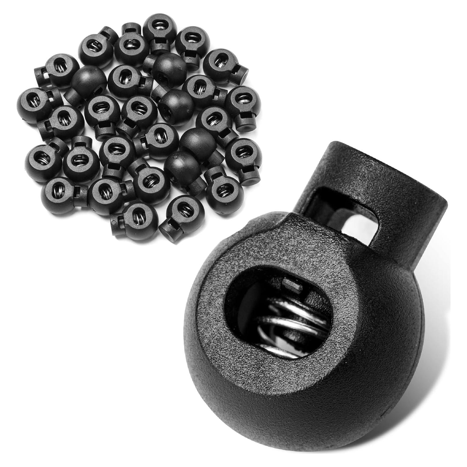 30 Bloques de Cuerda Sujetadores de Resorte TXSN 8mm