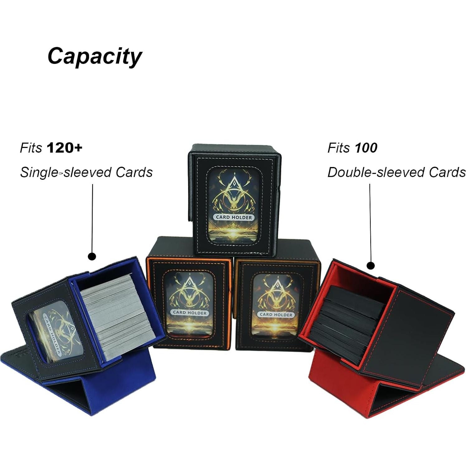 Caja de Cartas AEGIS GUARDIAN para MTG - Almacena 100 Cartas