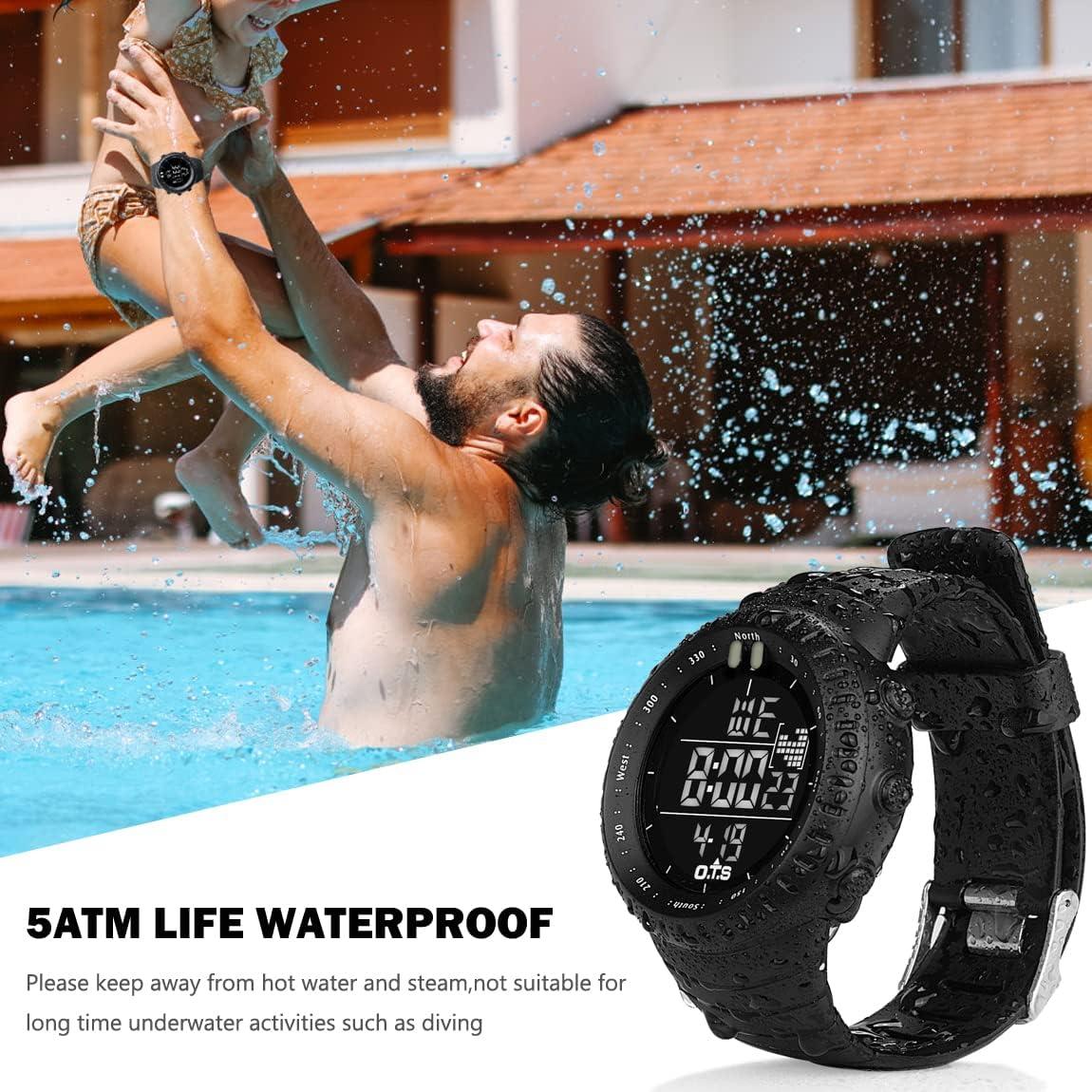Reloj Deportivo Digital PALADA Hombre Táctico Impermeable