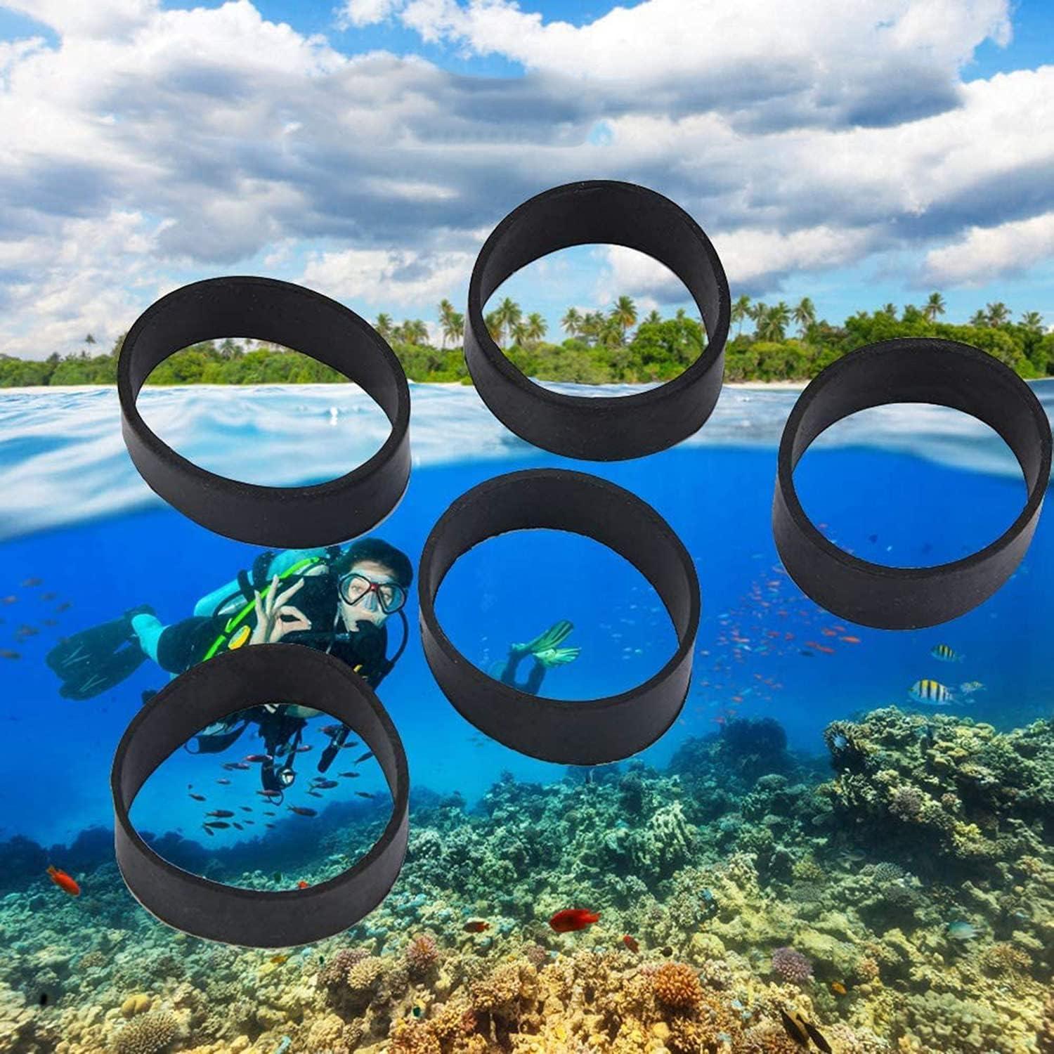 Correa de Fijación de Goma Heyous 5 Piezas para Buceo