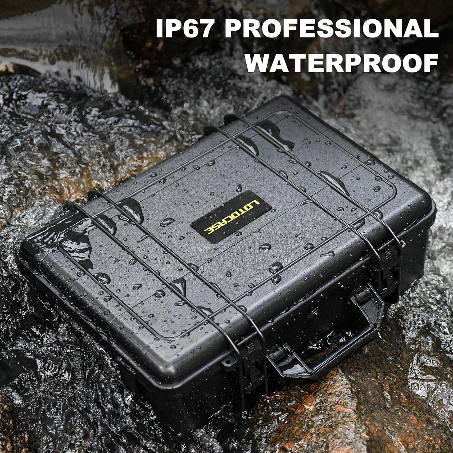 Funda Dura Impermeable LOTOCASE para Router Dewalt 20V