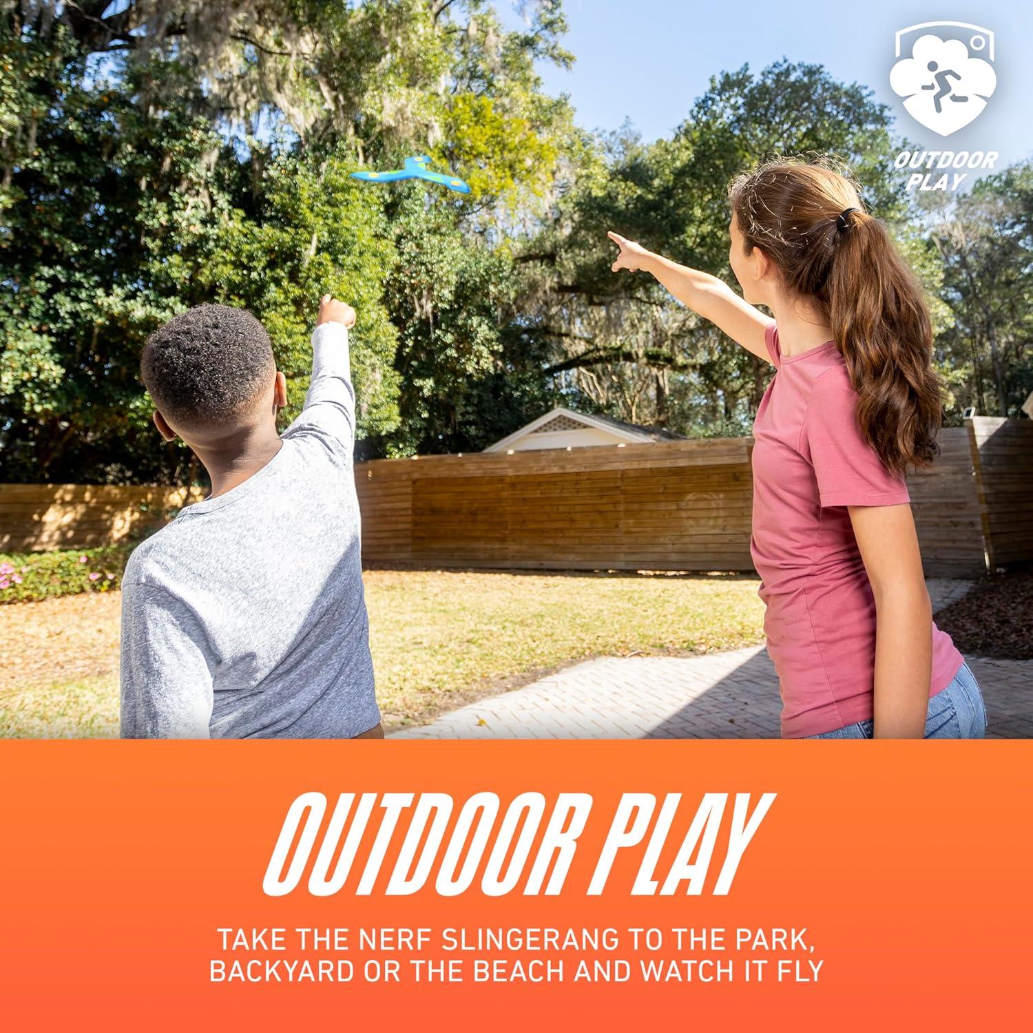 Nerf Slingerang Boomerang de Espuma Suave para Niños