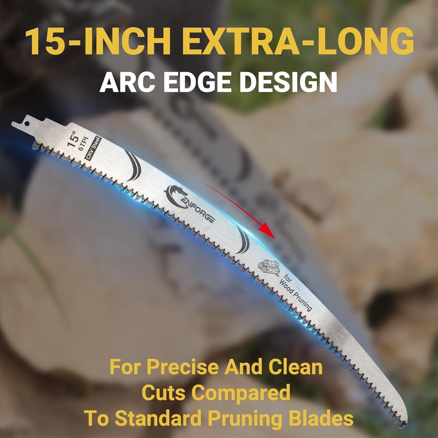 Sierra de Poda Recíproca Cenforge 38 cm 6 TPI para Madera