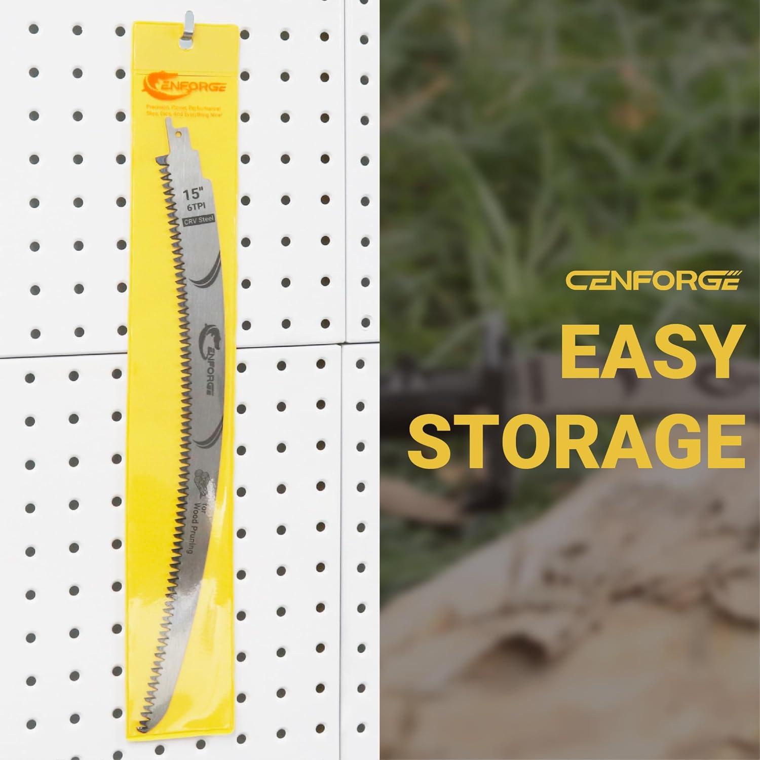 Sierra de Poda Recíproca Cenforge 38 cm 6 TPI para Madera