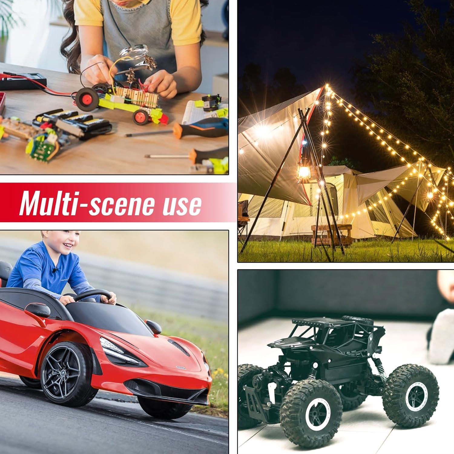 Adaptador de Batería Milwaukee 18V Azocek 2 Paquetes con Fusible