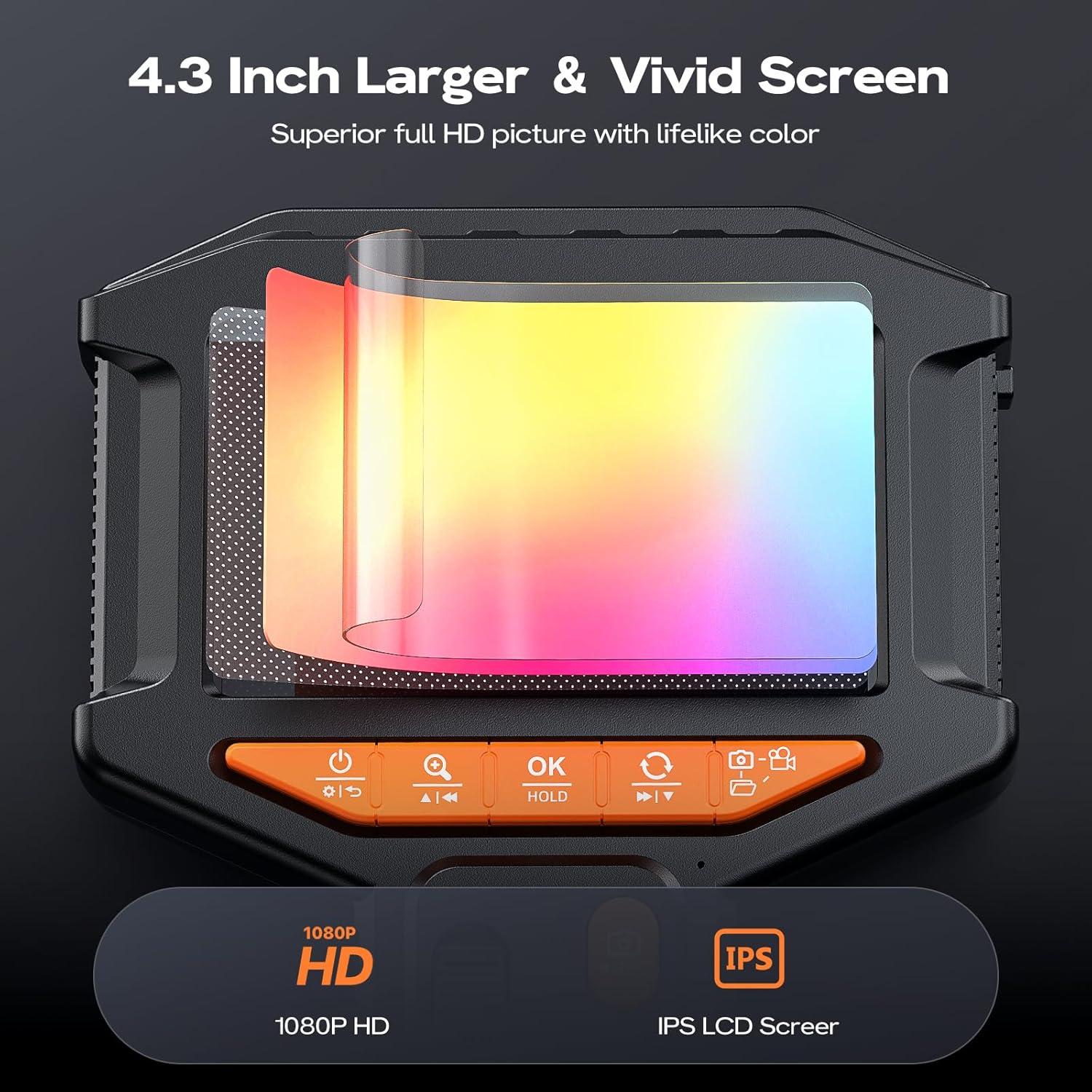 Cámara Borescopio Articulada WANAWONG 1.68m HD IP67