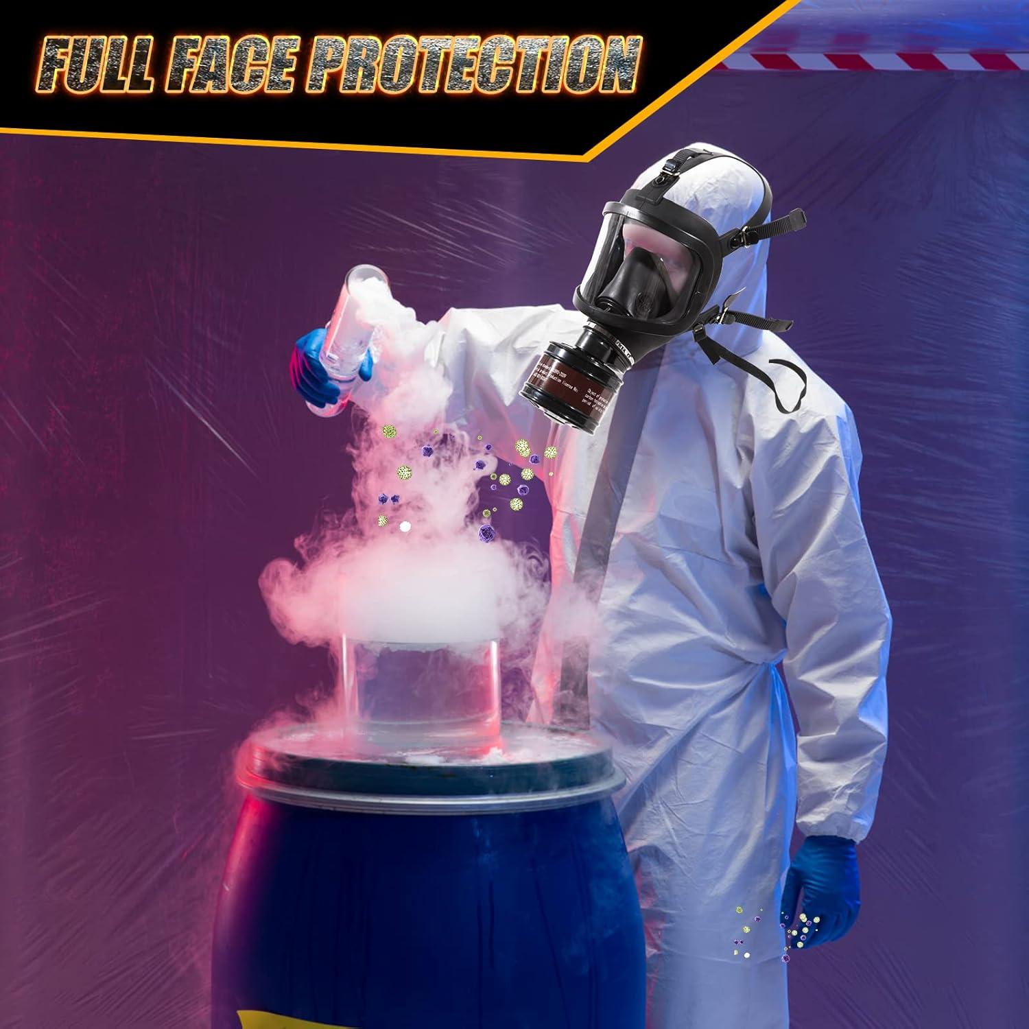 Máscara de Gas HANUU Táctica Militar con Filtro 40mm