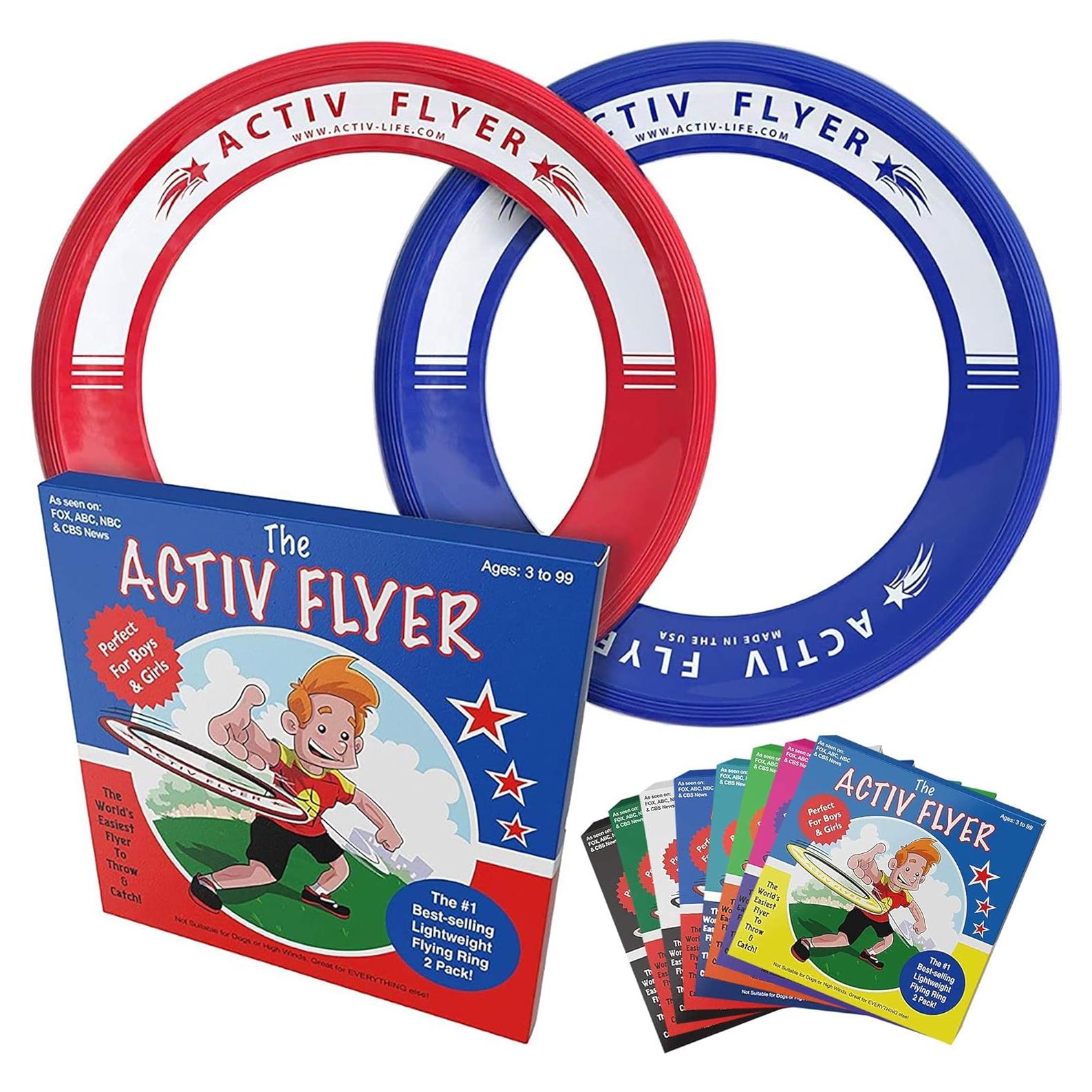 Anillos Voladores Activ Life Rojo y Azul (Paquete de 2)