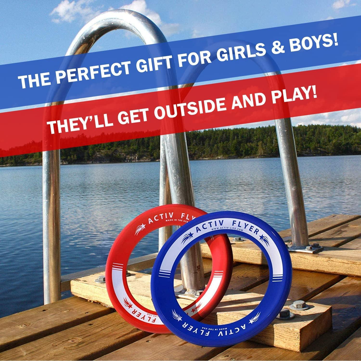 Anillos Voladores Activ Life Rojo y Azul (Paquete de 2)