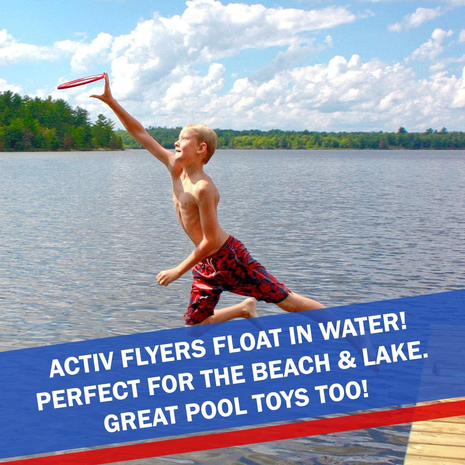 Anillos Voladores Activ Life Rojo y Azul (Paquete de 2)