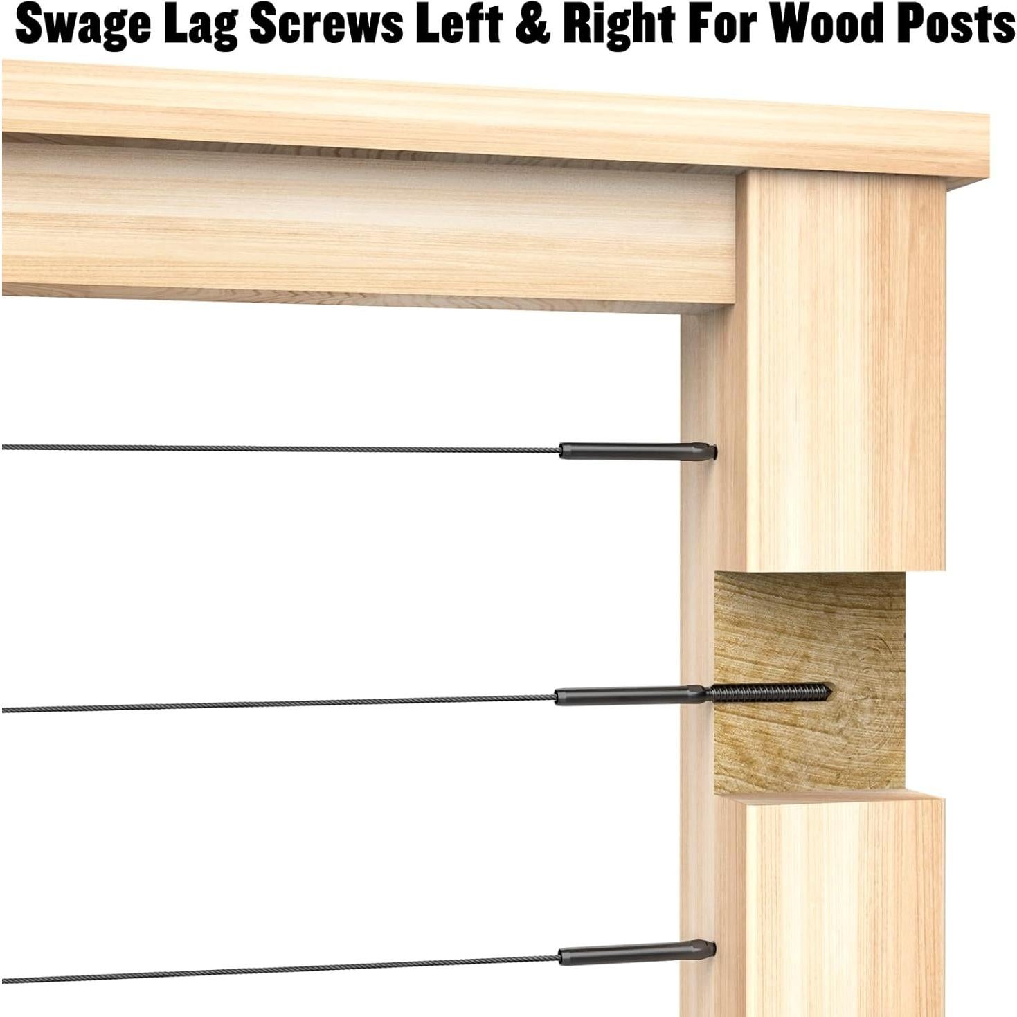 Tornillos de Swage BLIKA Acero Inoxidable T316 Negros 60 Pzas