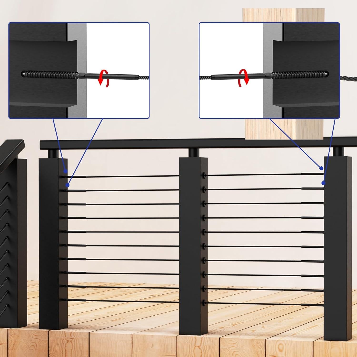 Tornillos de Swage BLIKA Acero Inoxidable T316 Negros 60 Pzas