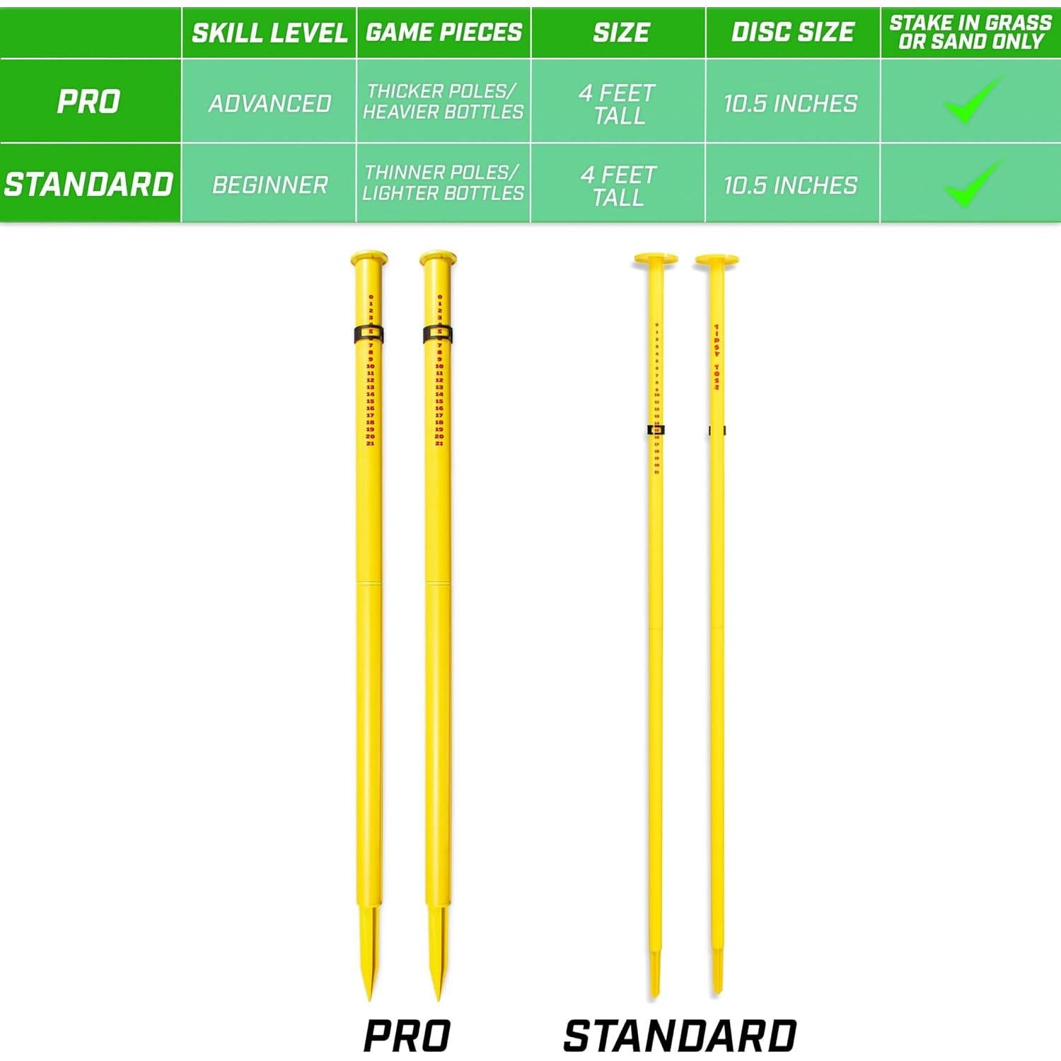 Juego Tipsy Toss GoSports - Botellas y Disco Volador