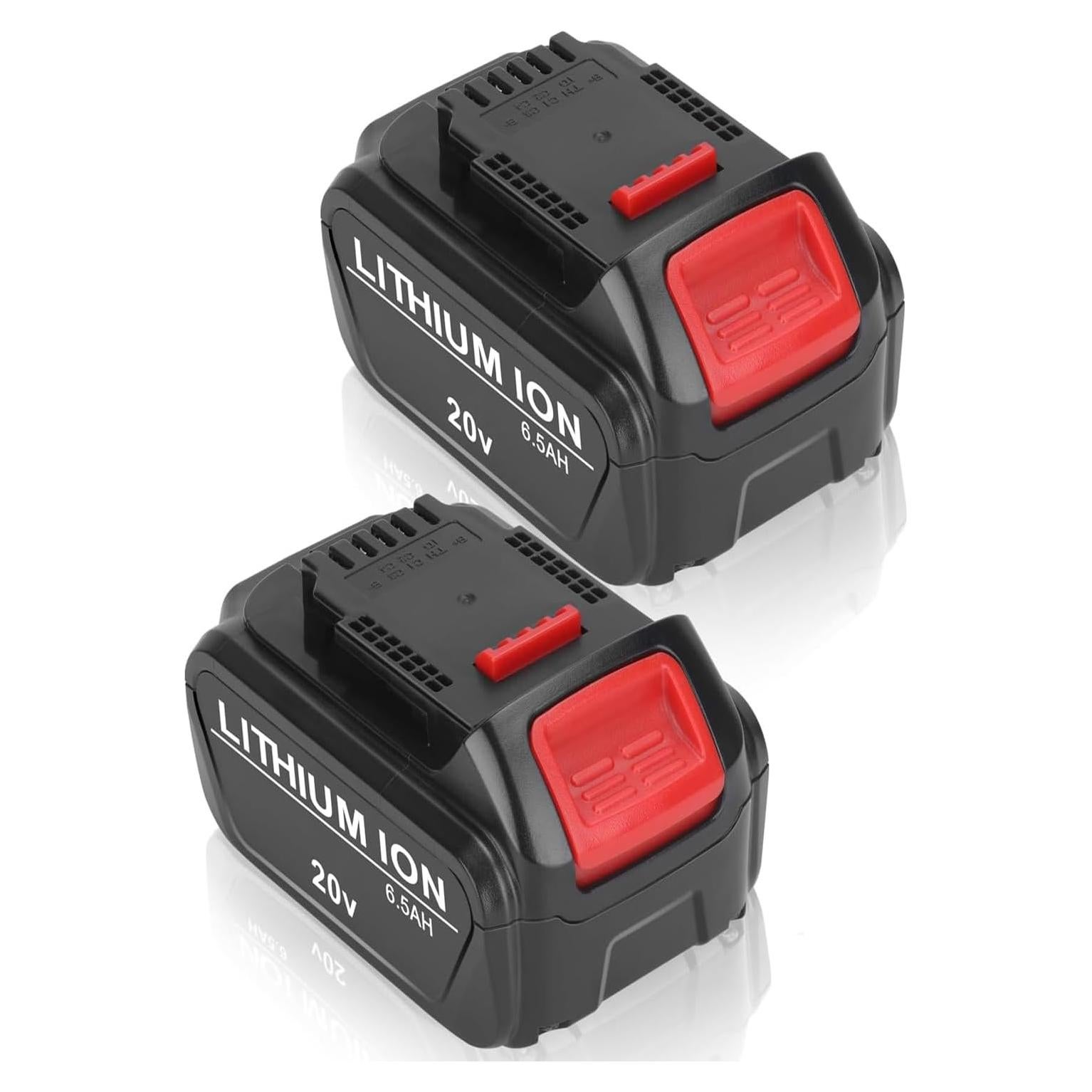 Batería de Reemplazo Dewalt 20V Max 6500mAh - 2 Paquetes
