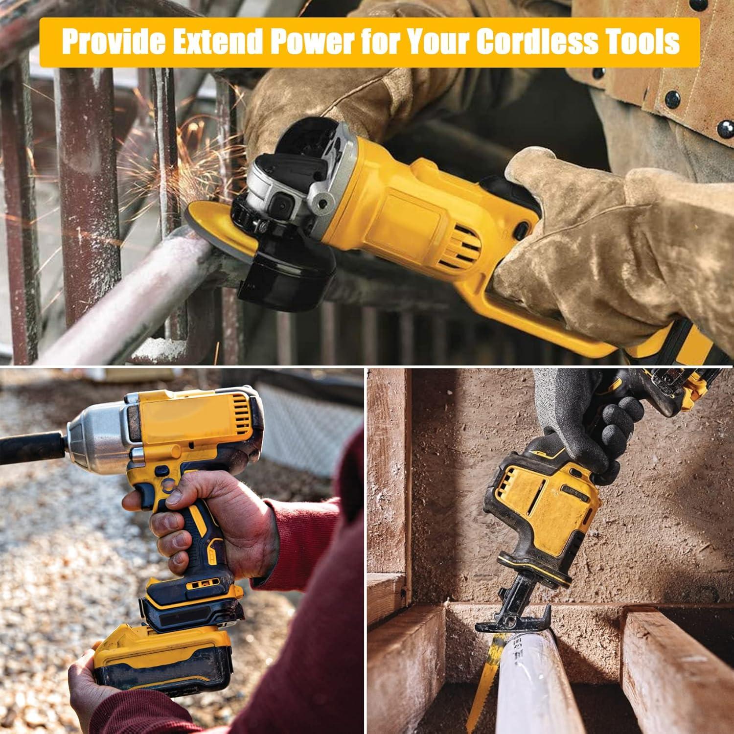 Batería de Reemplazo Dewalt 20V Max 6500mAh - 2 Paquetes