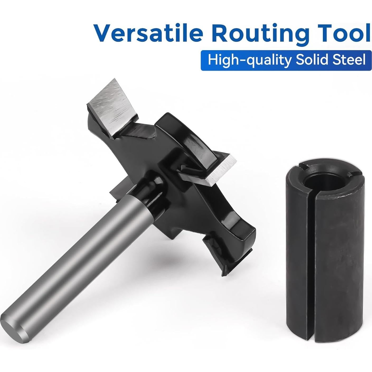 Aplanador Router Bit LUNYEE 4 Dientes 38 mm Diámetro Corte