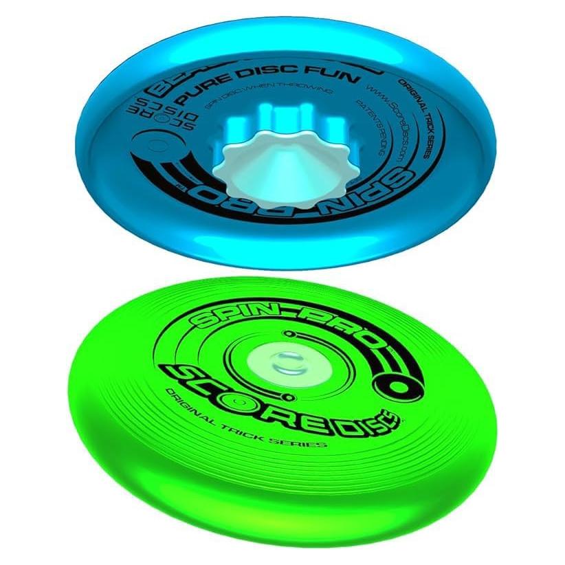 Disco Spin Pro 1 Azul Verde Flota y Juega en Cualquier Lugar
