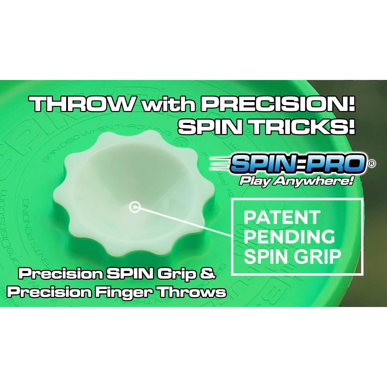 Disco Spin Pro 1 Azul Verde Flota y Juega en Cualquier Lugar