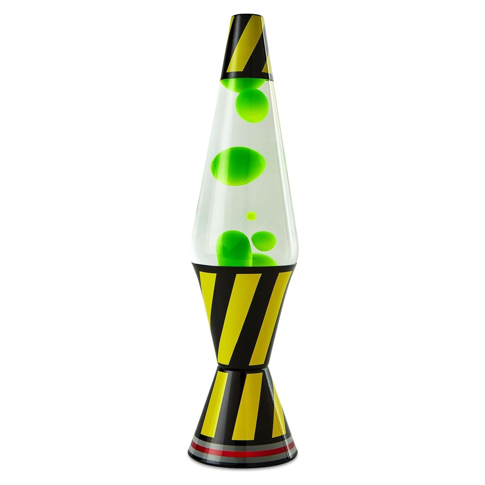 Lámpara de Lava Spencer Gifts 43 cm Verde y Base de Precaución