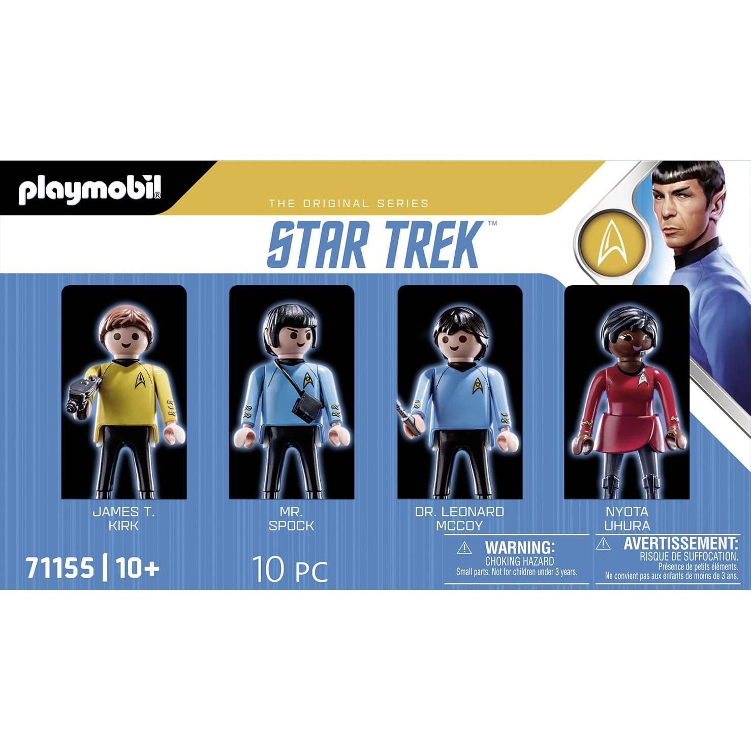 Figuras de Colección Playmobil Star Trek - Kirk, Spock, Uhura, McCoy