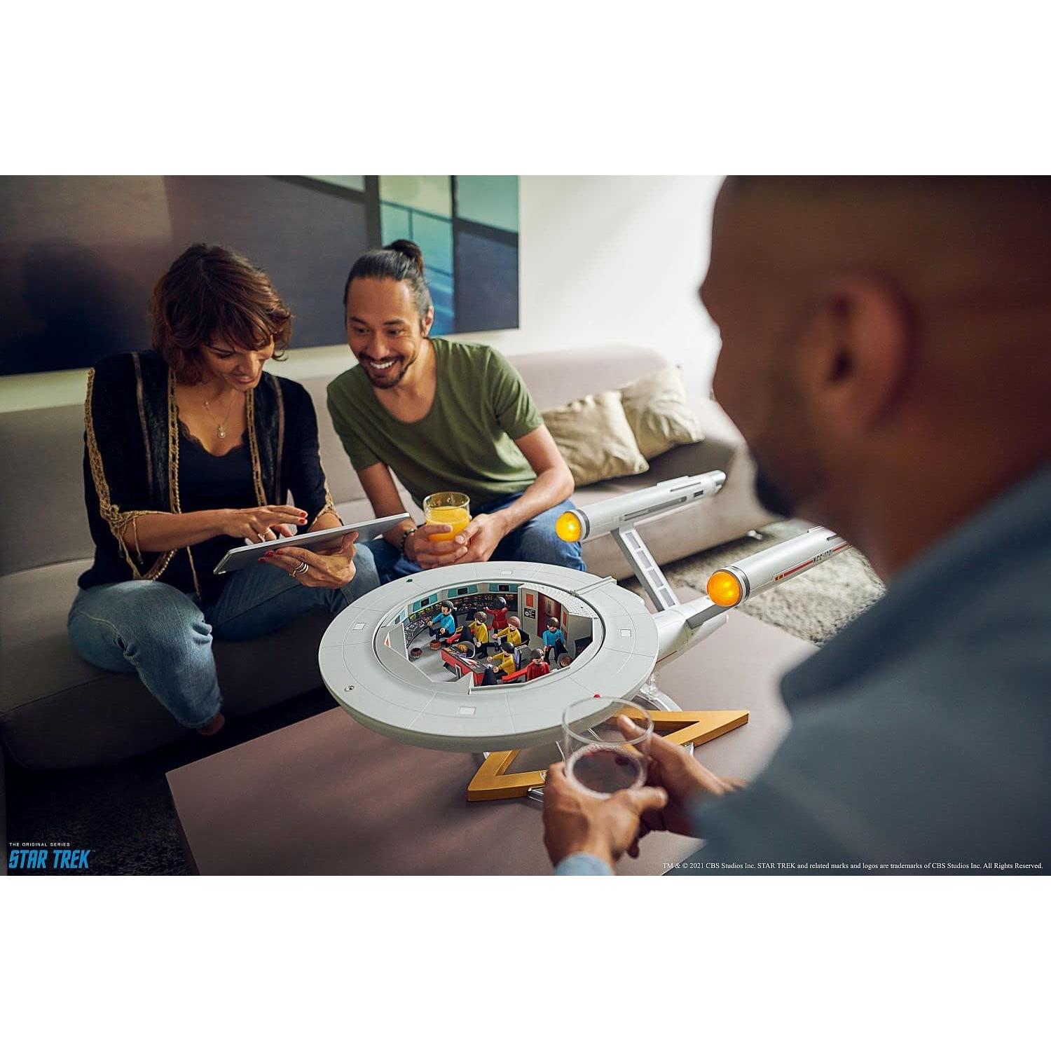 Figuras de Colección Playmobil Star Trek - Kirk, Spock, Uhura, McCoy