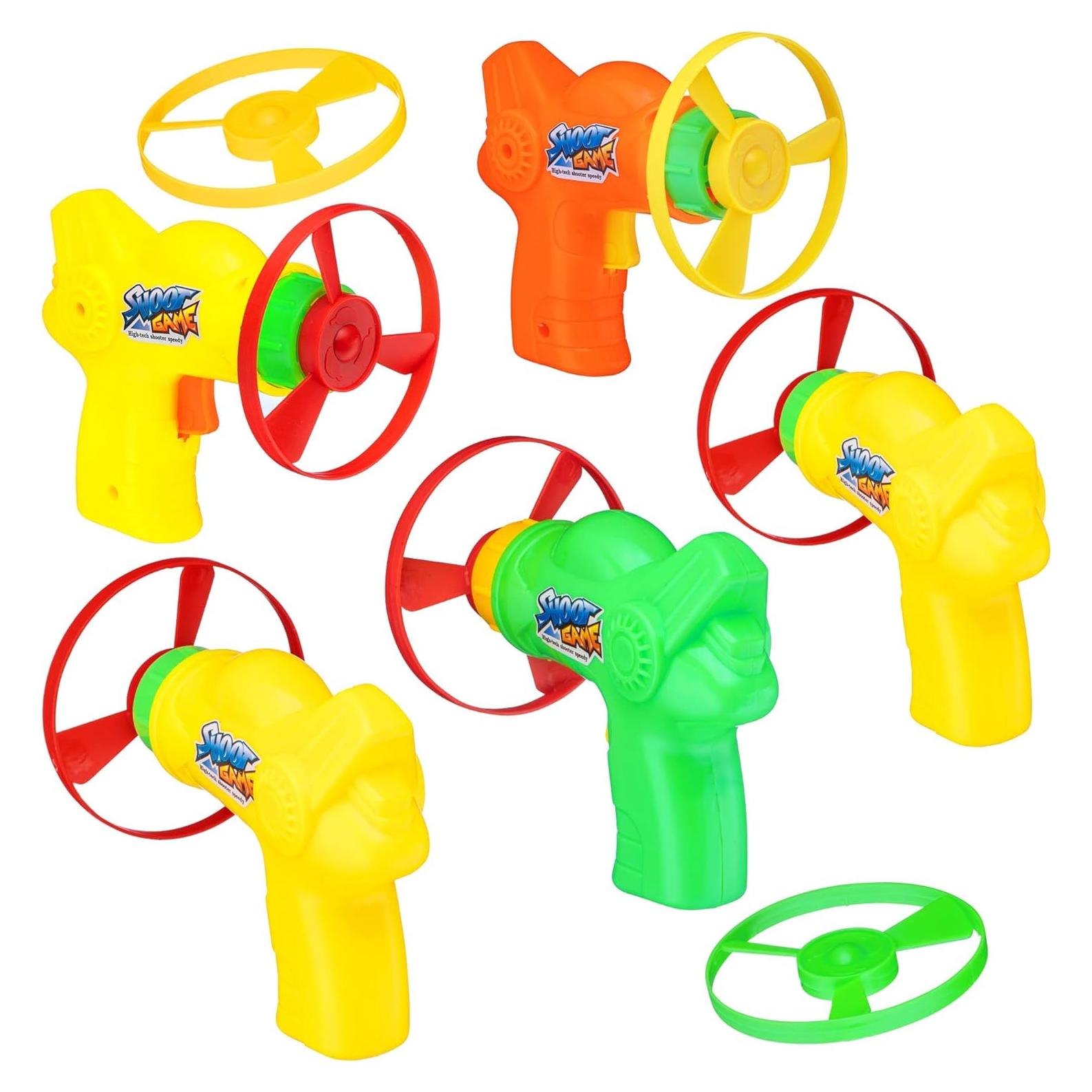 Paquete de 12 Lanzadores de Disco Volador Srenta para Niños y Gatos