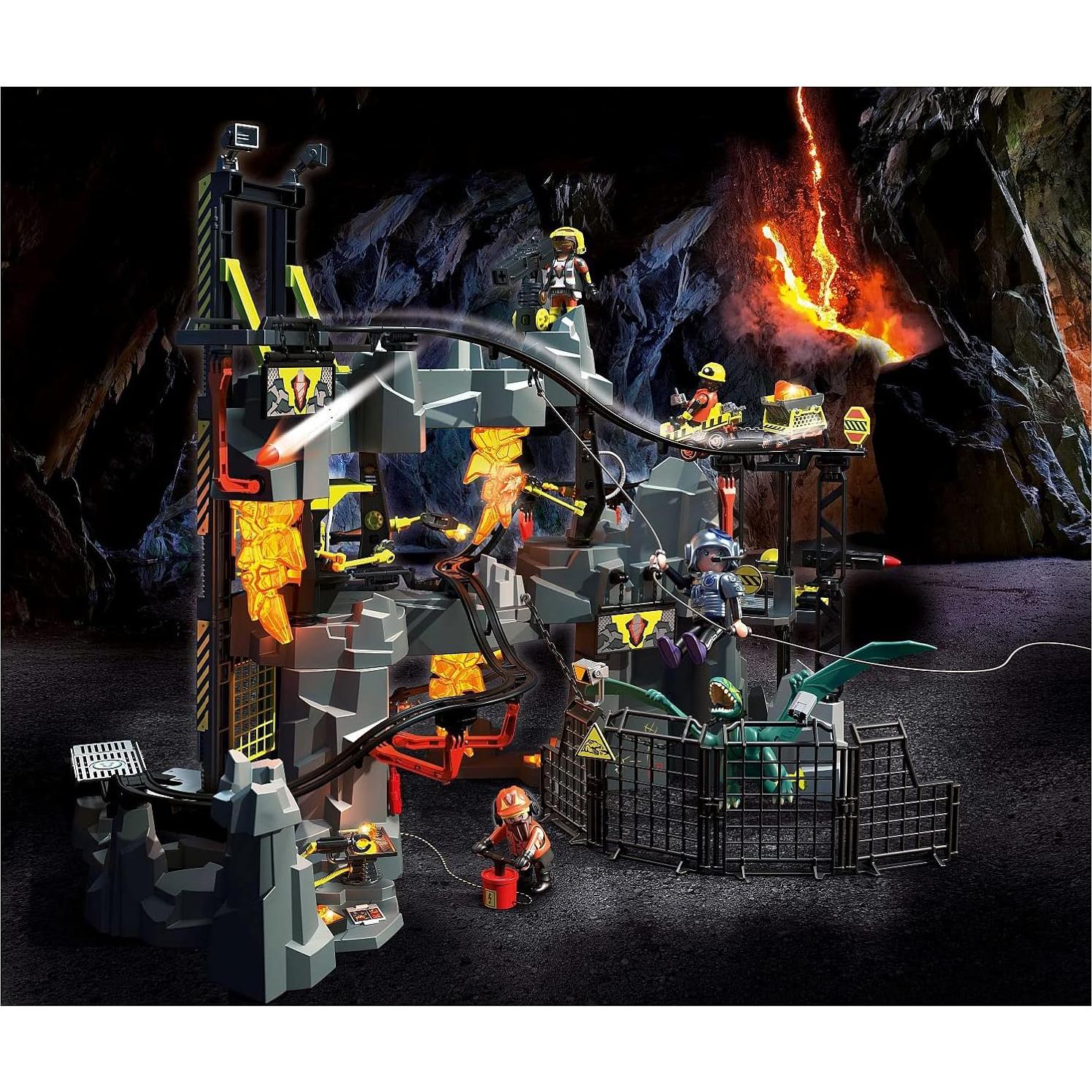 Playmobil Mina Dino Rise 70925 con 4 figuras y cañón