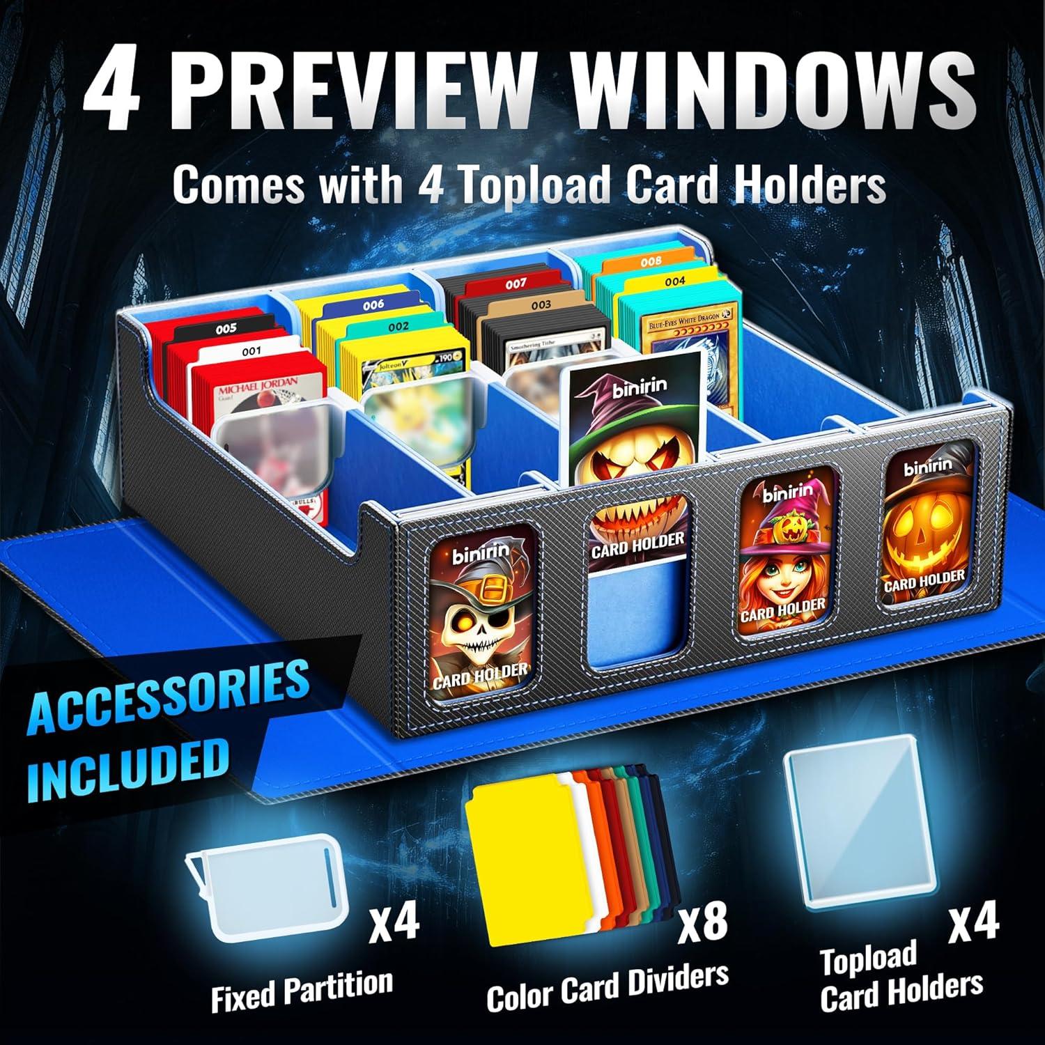 Caja de Almacenamiento para Cartas de Trading Binirin 3000+