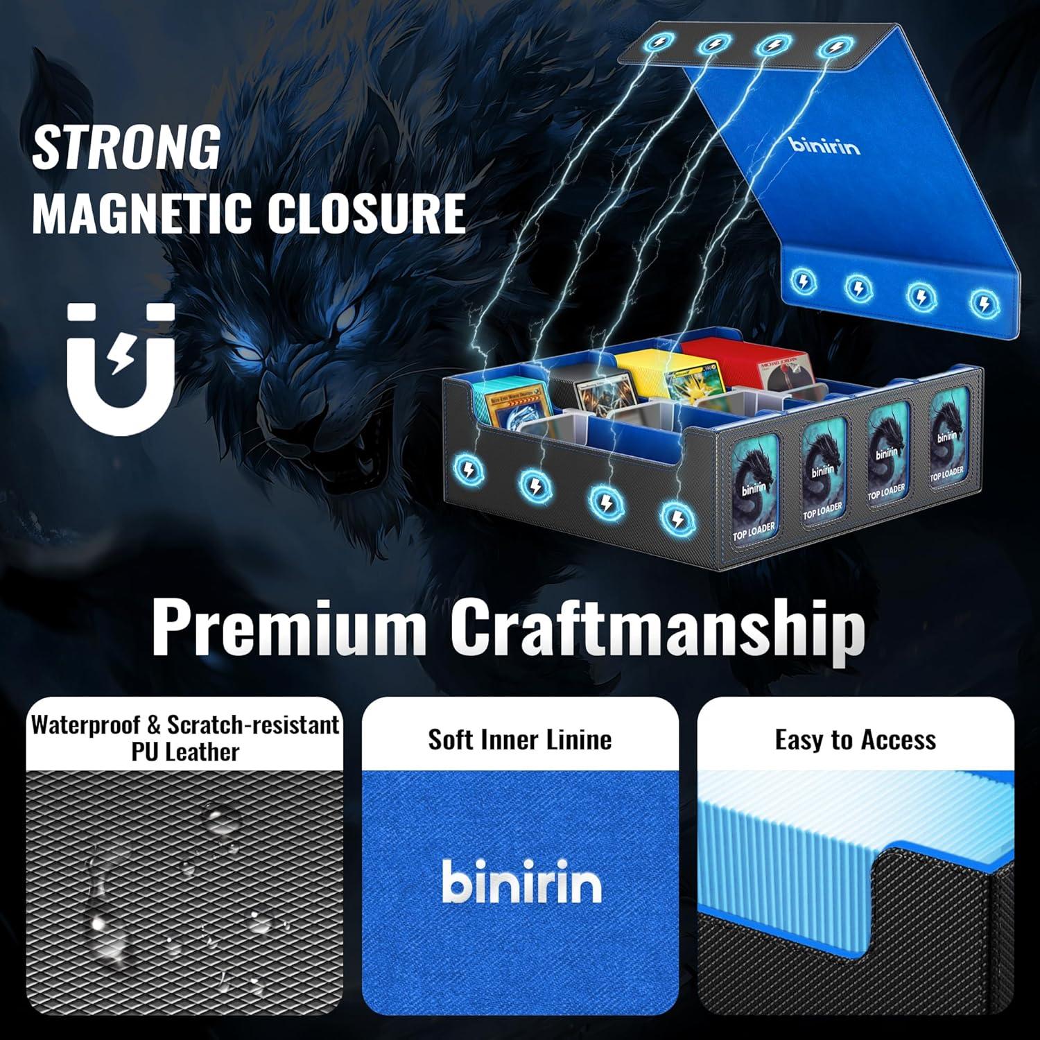 Caja de Almacenamiento para Cartas de Trading Binirin 3000+