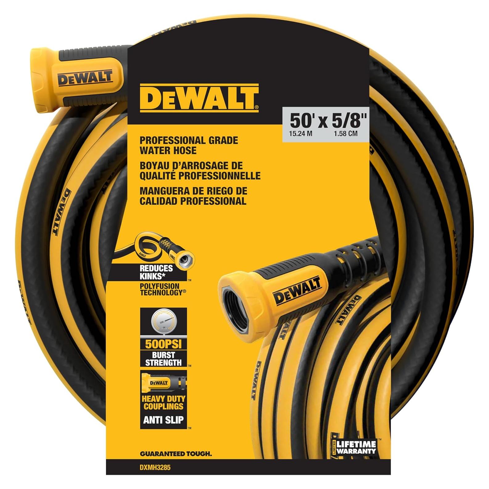 Manguera de Jardín DEWALT 15 m Alta Resistencia 1.6 cm