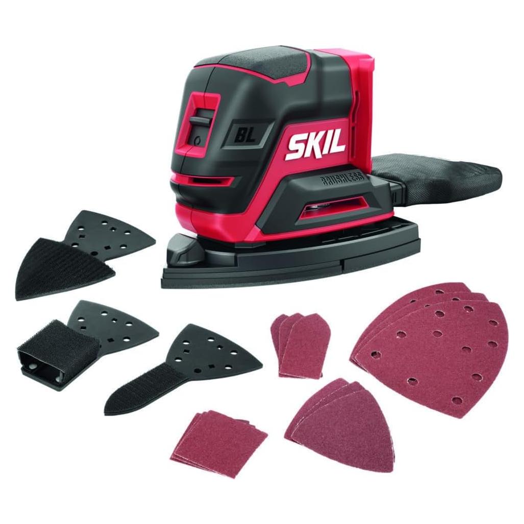 Lijadora Compacta SKIL PWR CORE 20V Sin Escobillas 0.66kg