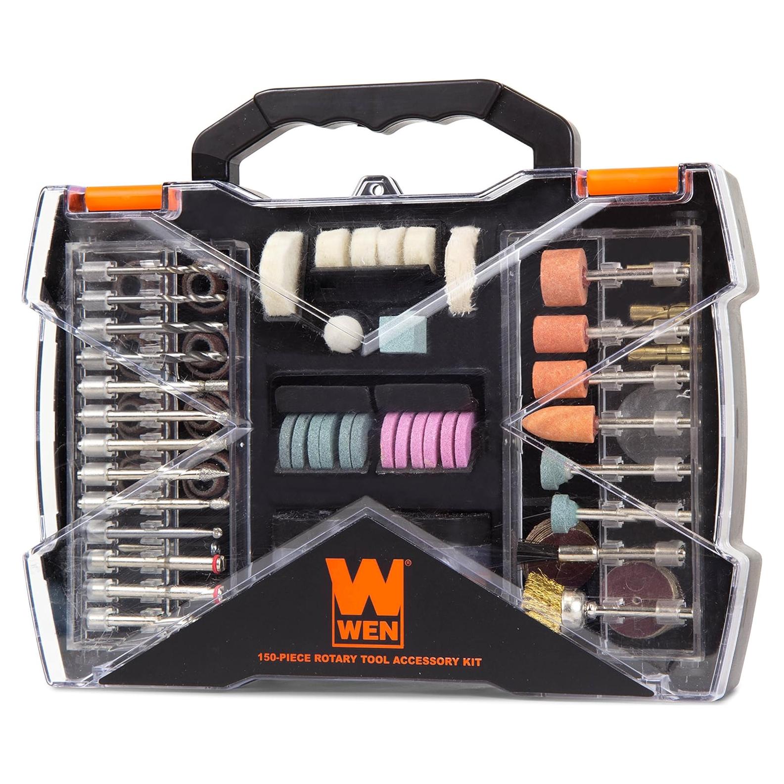 Kit de Accesorios WEN 230151A para Herramienta Rotativa 150 Piezas