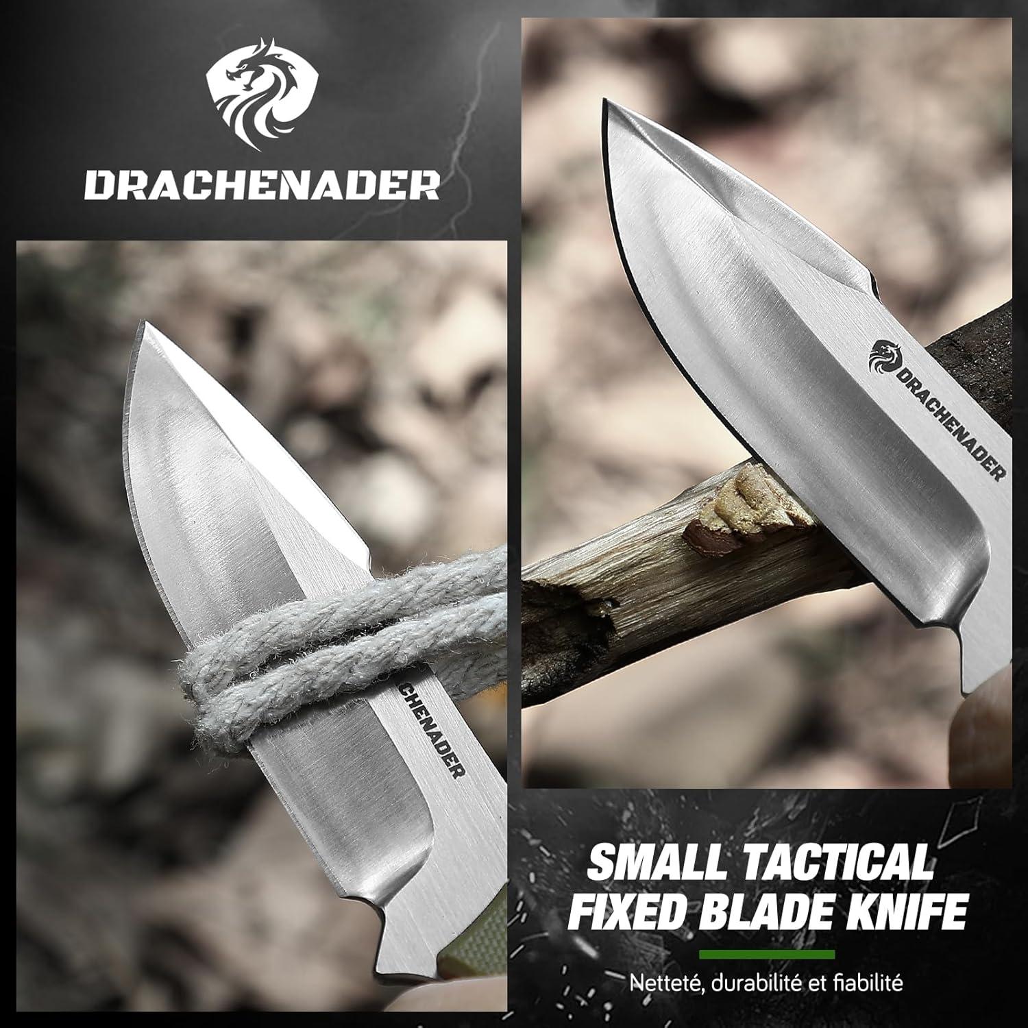 Cuchillo Táctico DRACHENADER BOERTE-GREEN EDC 17.8 cm