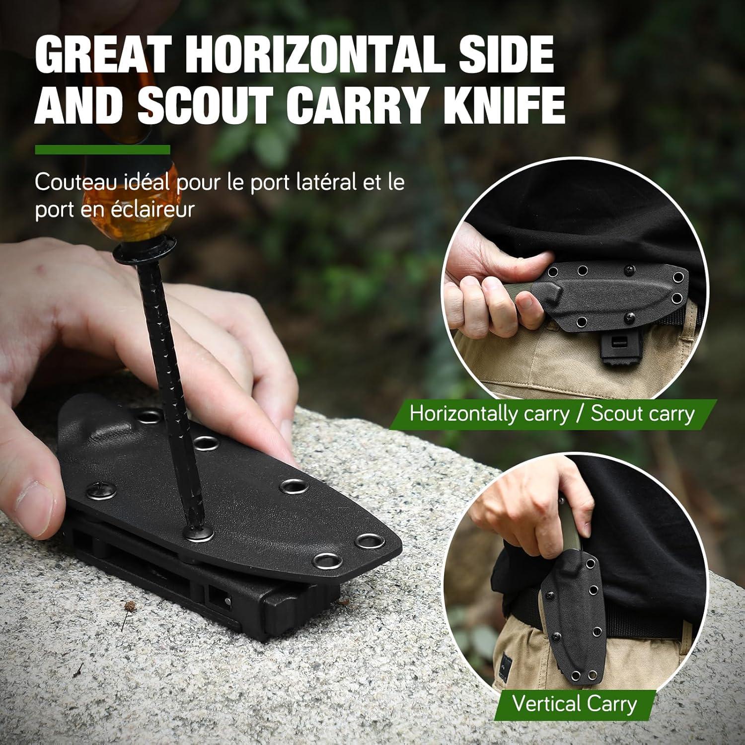 Cuchillo Táctico DRACHENADER BOERTE-GREEN EDC 17.8 cm