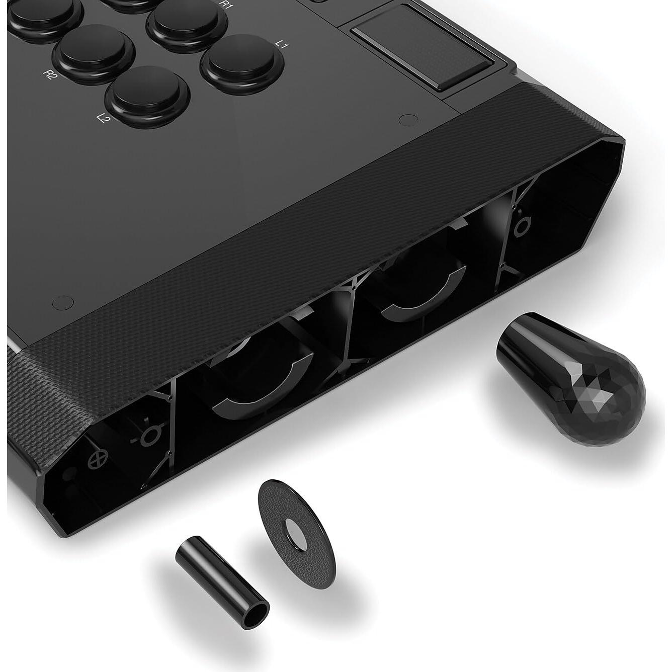 Joystick Qanba Q7 Obsidiana 2 con Cable para PS5/PS4/PC