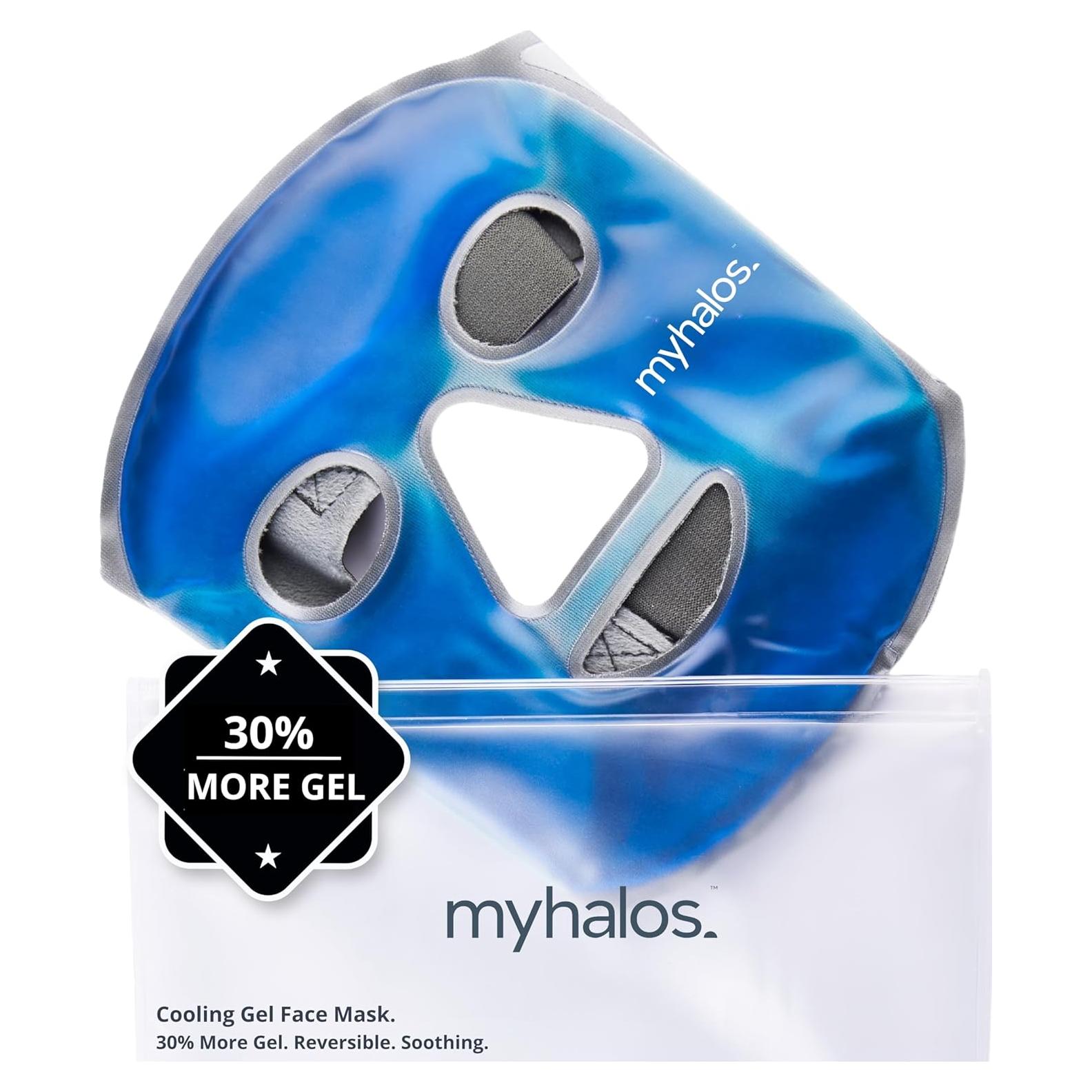 Máscara Facial Helada MyHalos - Alivio Dolor y Estrés