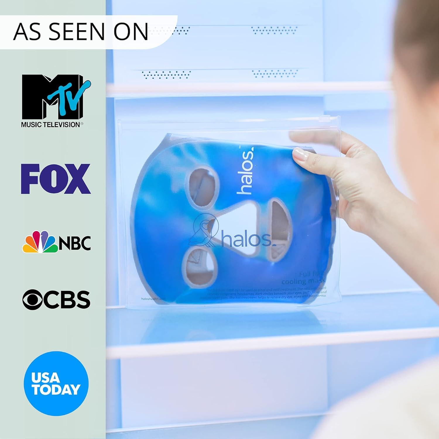 Máscara Facial Helada MyHalos - Alivio Dolor y Estrés