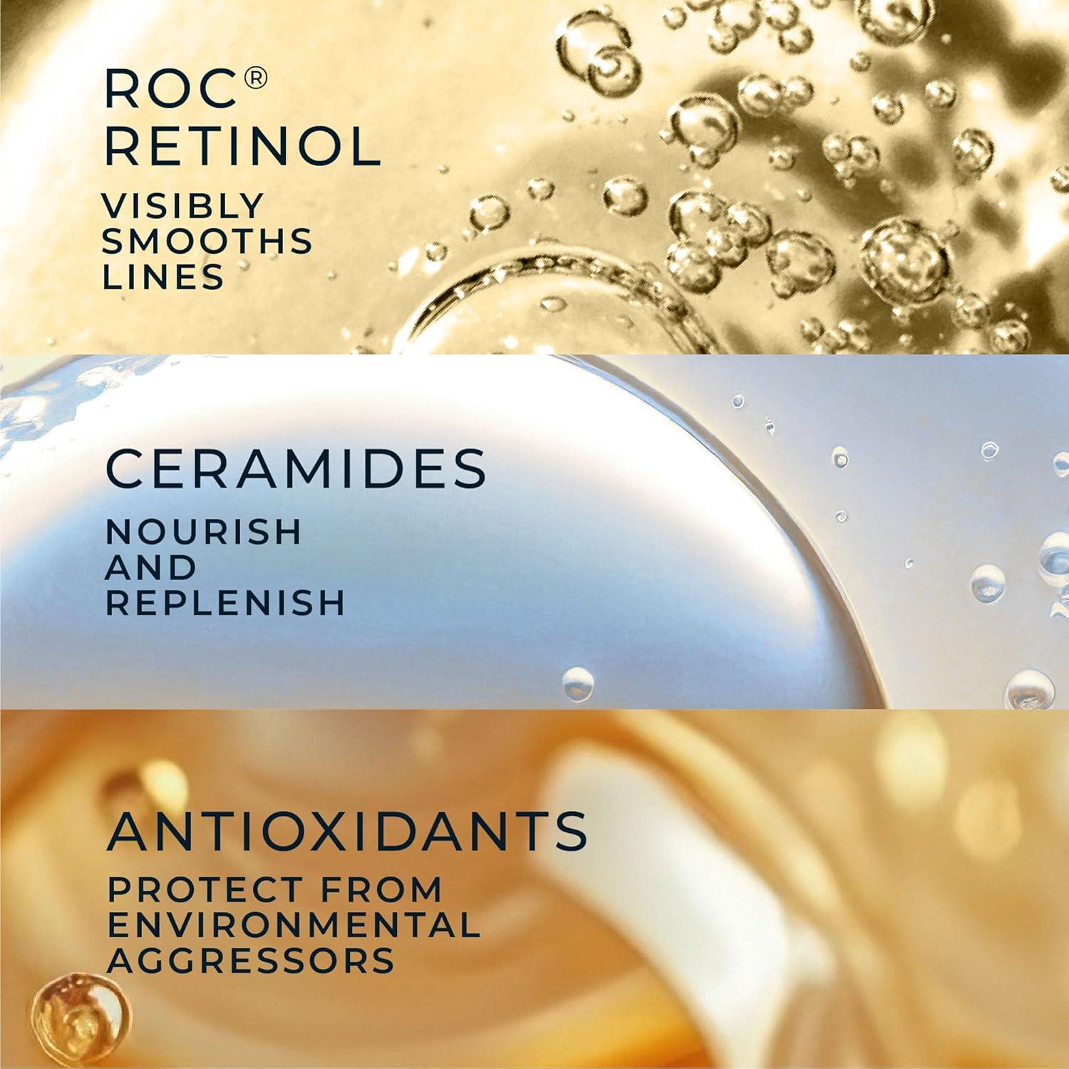 Suero Nocturno Anti-Envejecimiento RoC Retinol 30 Cápsulas 10.4 ml