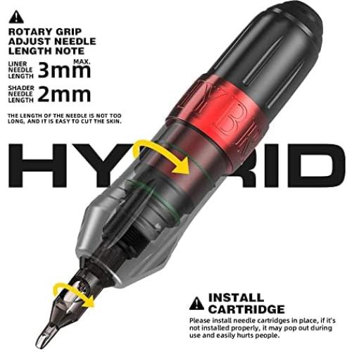 Kit de Tatuaje Solong 35 Piezas con Modo Antifatiga y Agujas