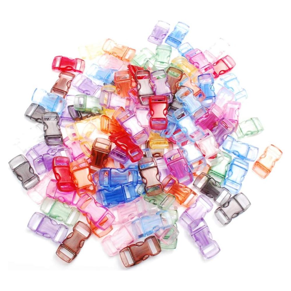 Paquete de 100 hebillas de liberación lateral CooBigo 9.5 mm