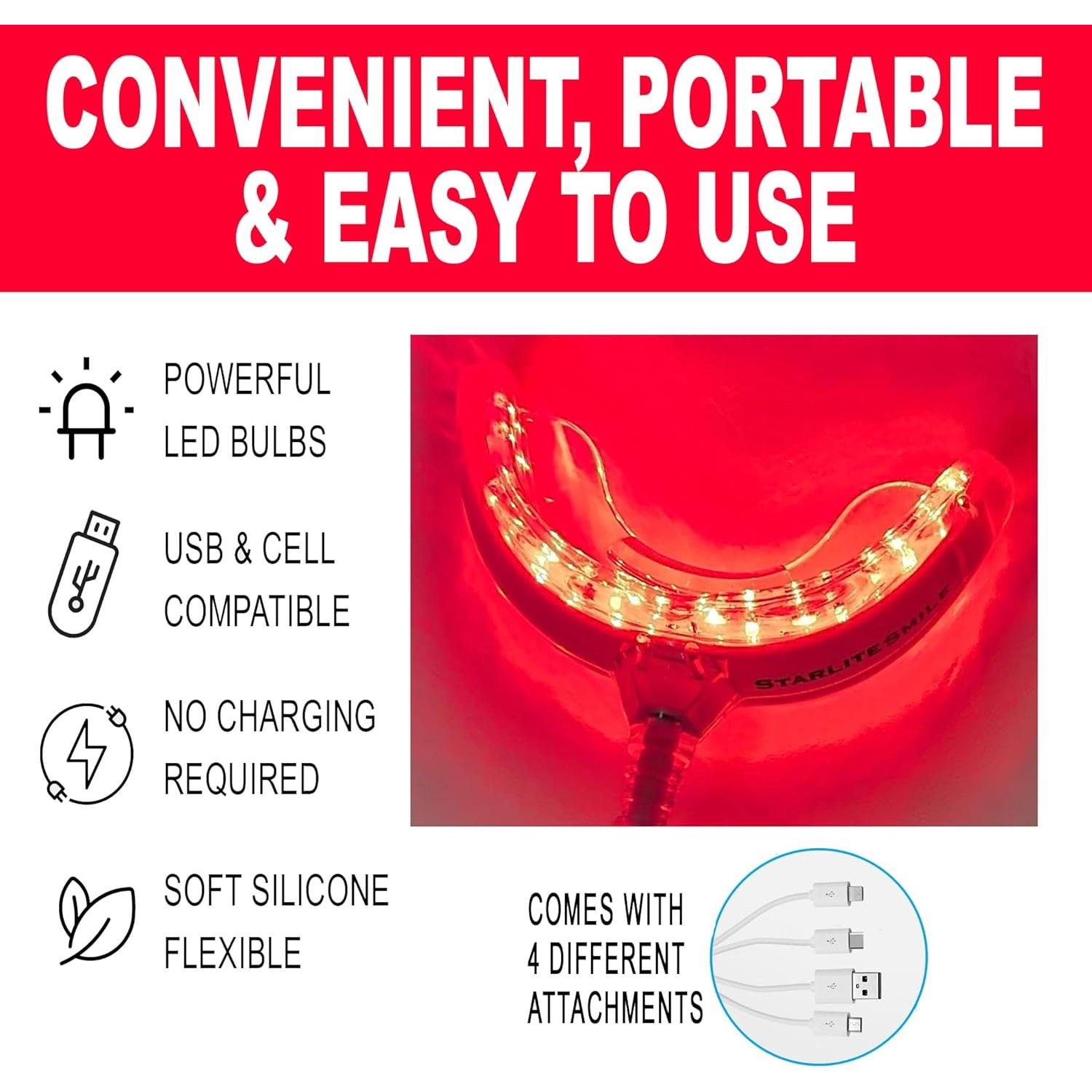 Terapia Roja para Encías Starlite Smile 32 LED USB-C iPhone