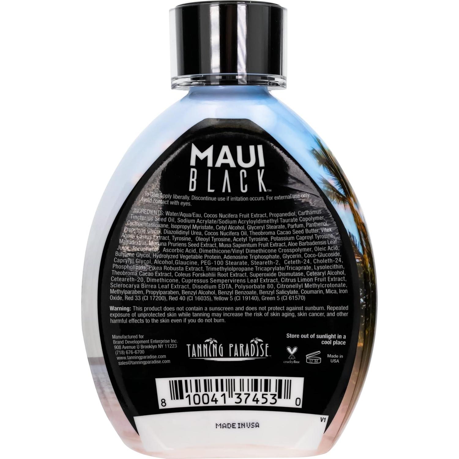 Loci&oacute;n Bronceadora Tanning Paradise Maui Black 400ml