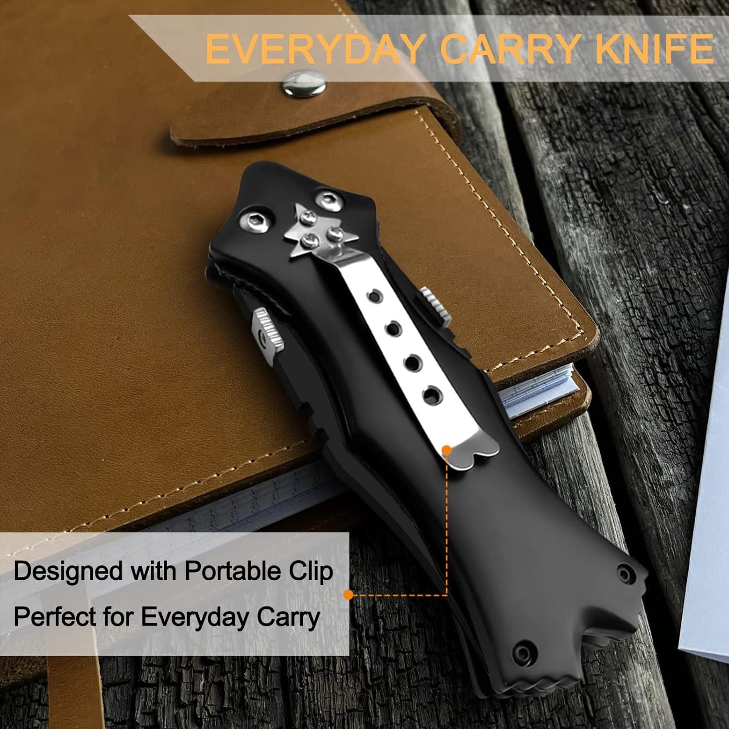 Cuchillo de bolsillo MADSABRE XLX-52234 doble hoja 21.6 cm