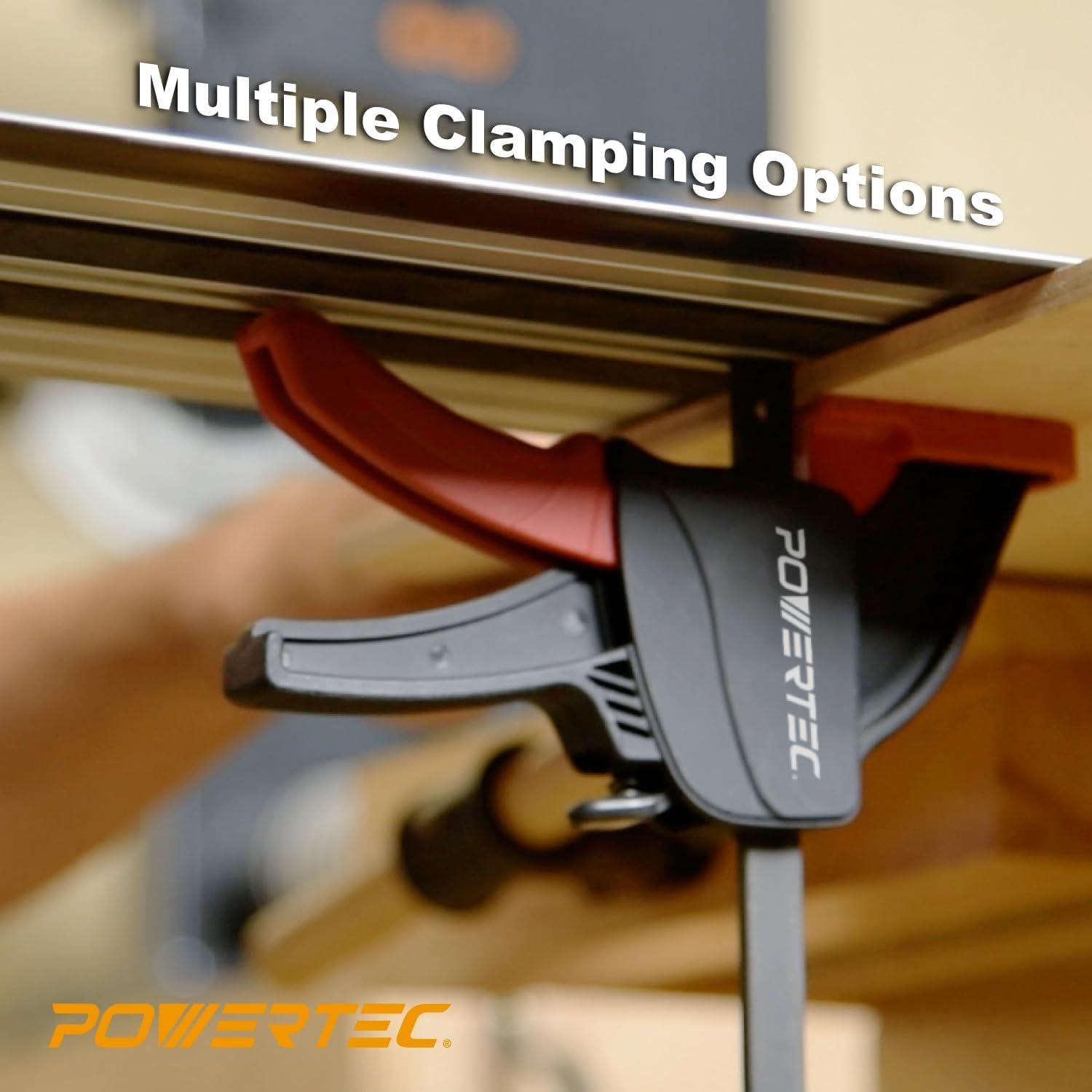 Conjunto de Riel de Guía de Sierra de Carril POWERTEC 55"