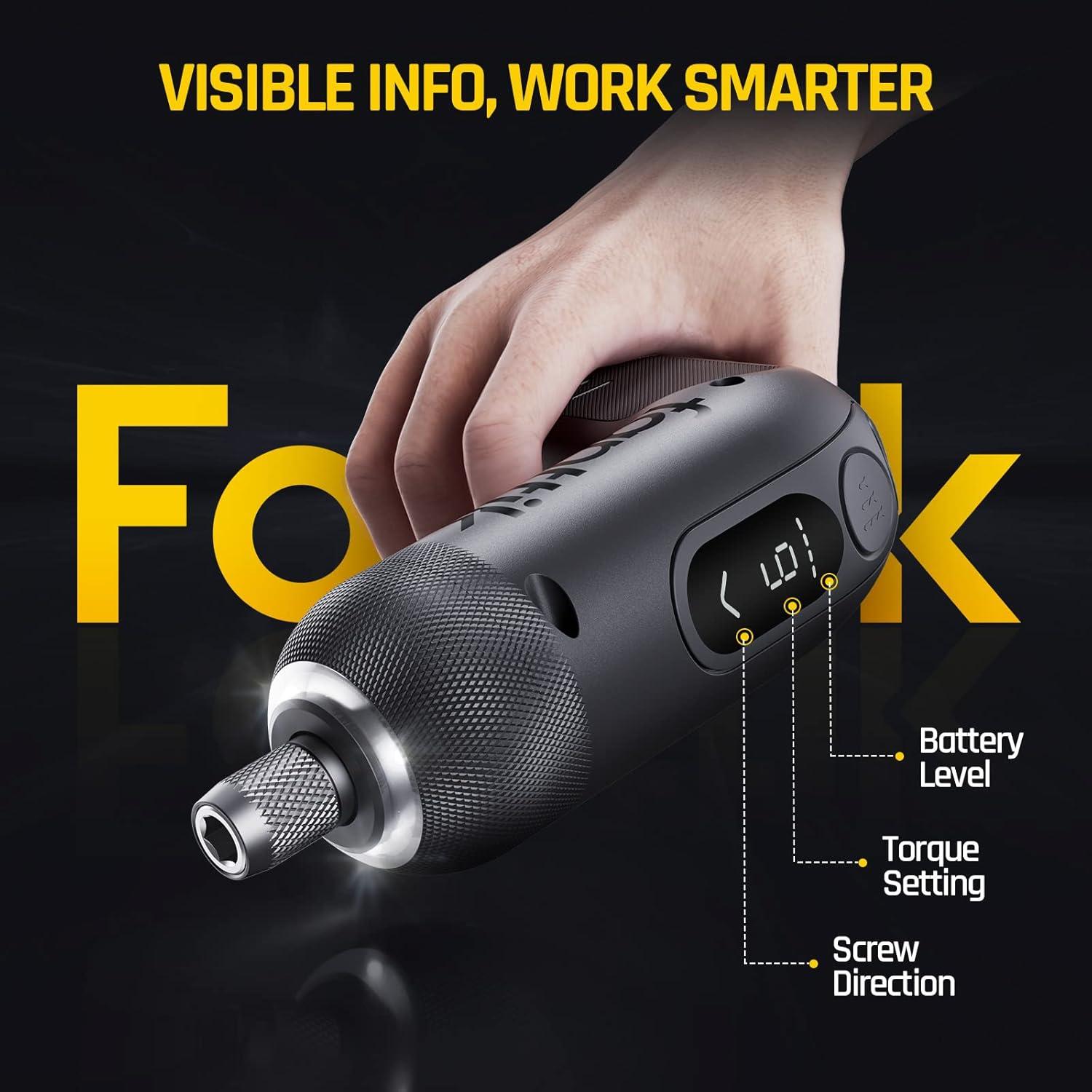 Destornillador Inalámbrico Fanttik L1 Pro 2000mAh 14 Puntas